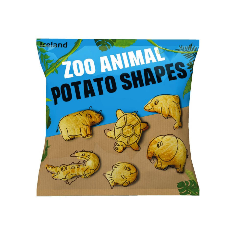 Iceland Zoo Animal Potato Shapes 600g Chips Fries Iceland Foods Iceland Zoo Animal Potato Shapes 600g Chips Fries Iceland Foods