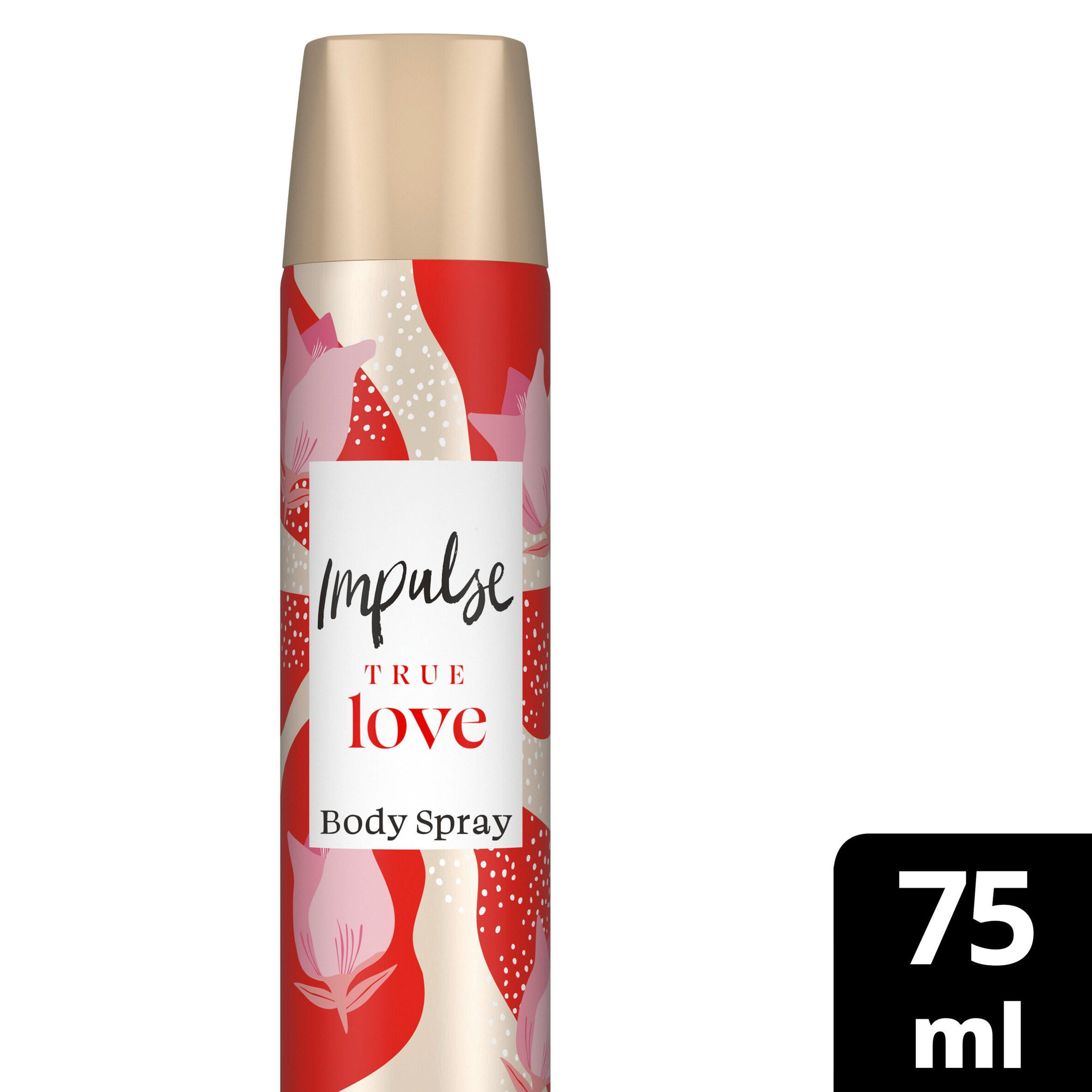 Impulse Body Spray True Love 75 ml Deodorant Iceland Foods