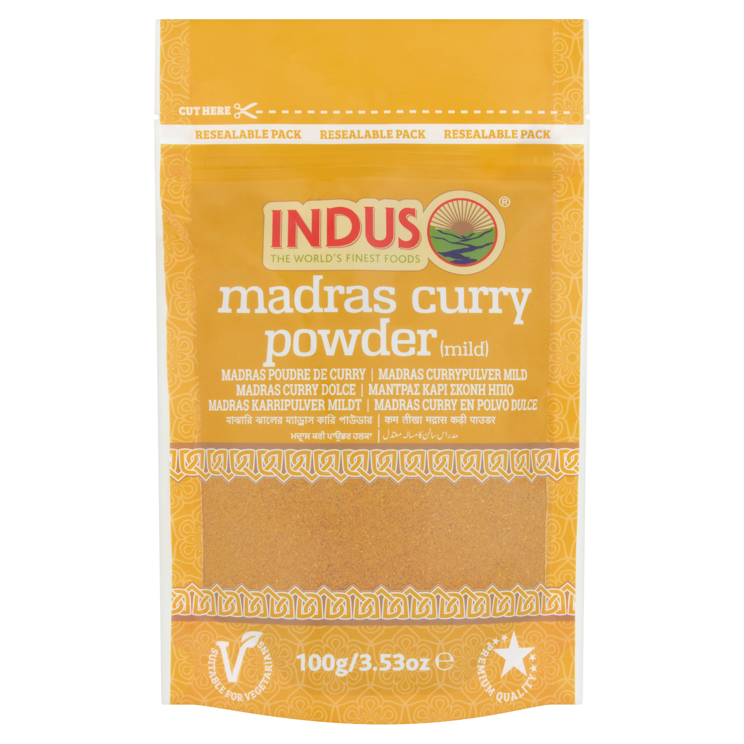 Indus Madras Curry Powder (Mild) 100g Herbs, Spices & Seasonings