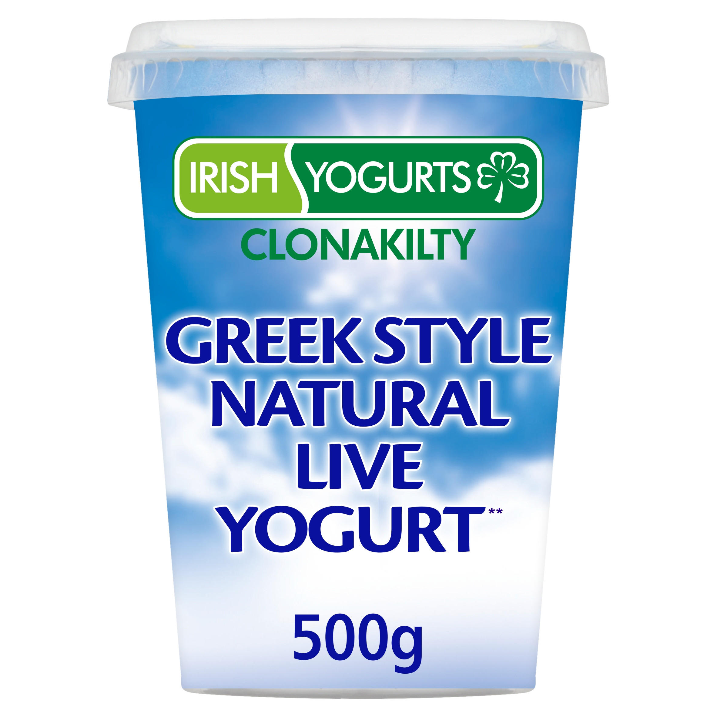 Irish Yogurts Clonakilty Greek Style Natural Live Yogurt 500g Yogurt