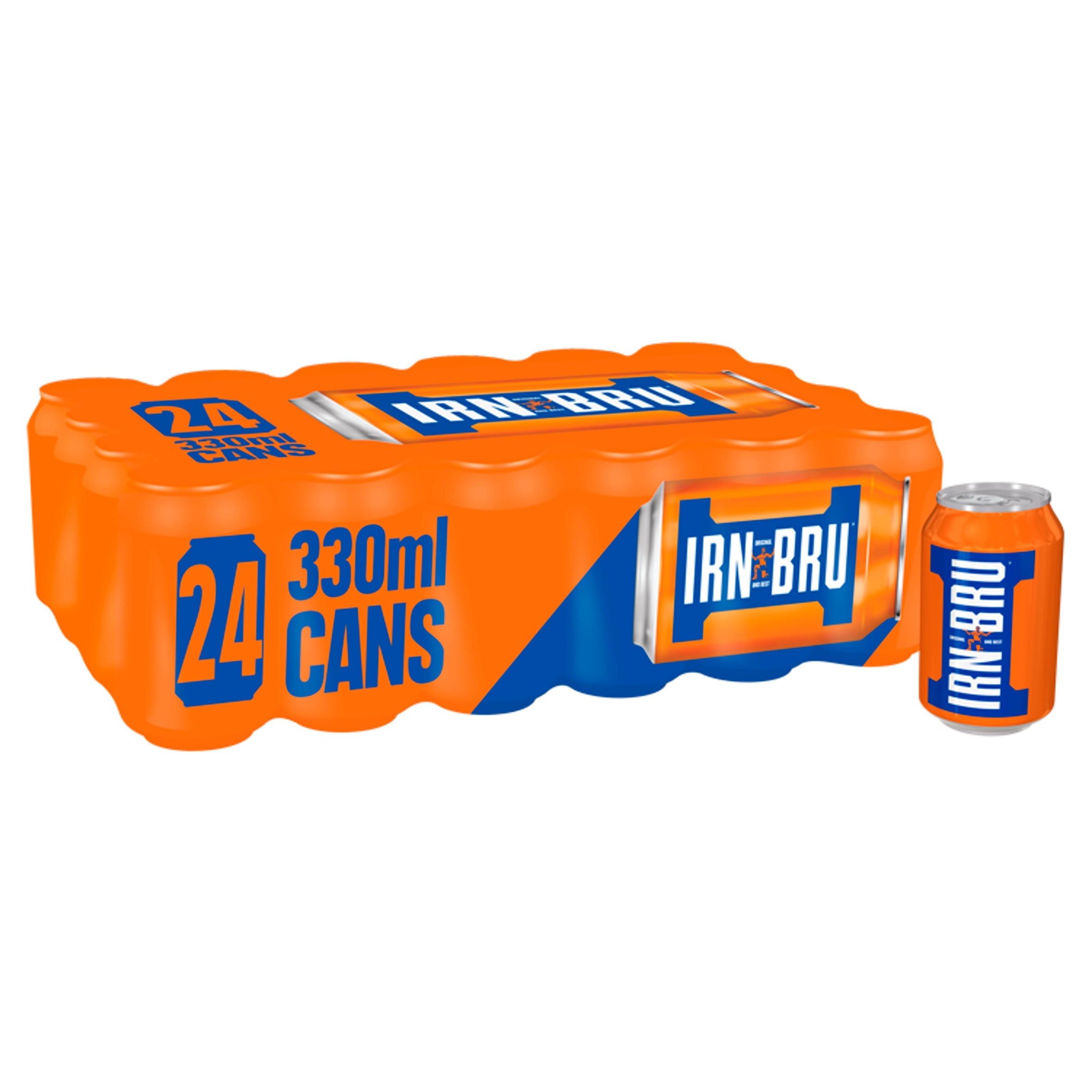 Offer Iceland IRN BRU Soft Drink X Ml Cans Iceland