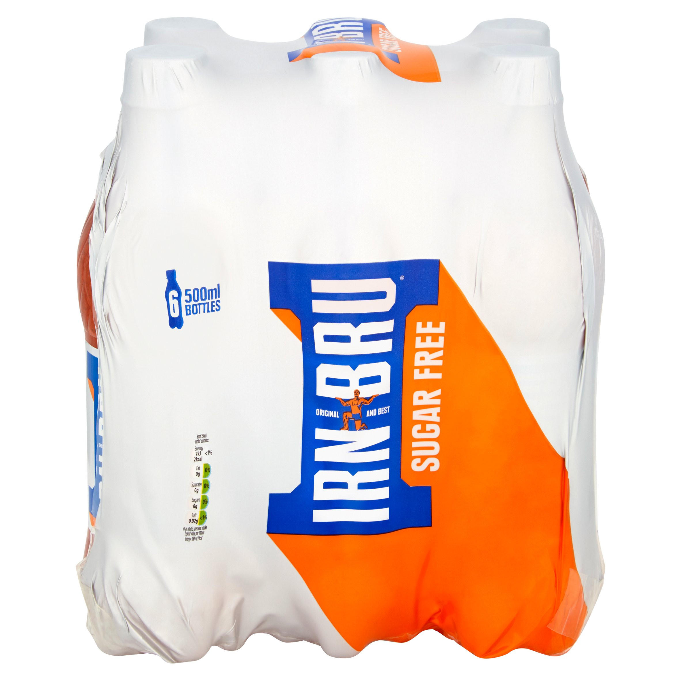 IRN-BRU Sugar Free 6 x 500ml Bottles