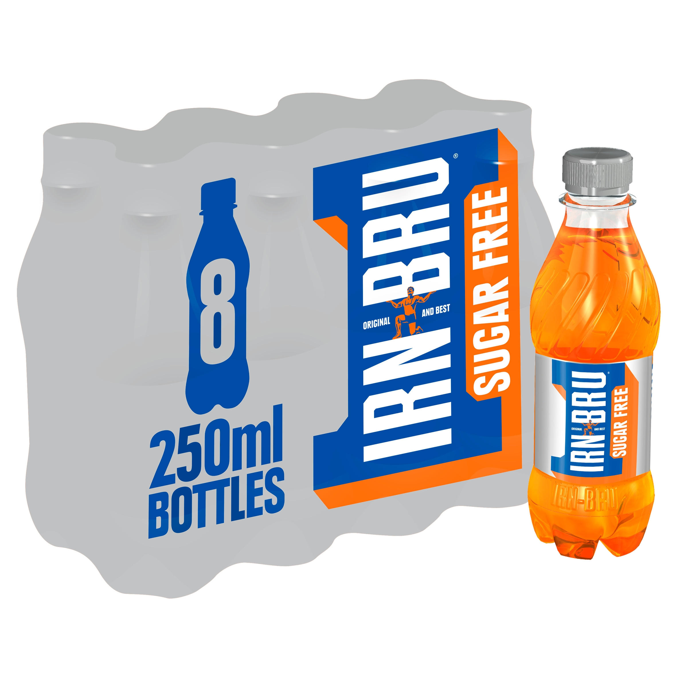 IRNBRU Sugar Free 8 x 250ml Bottles Multipacks Iceland Foods