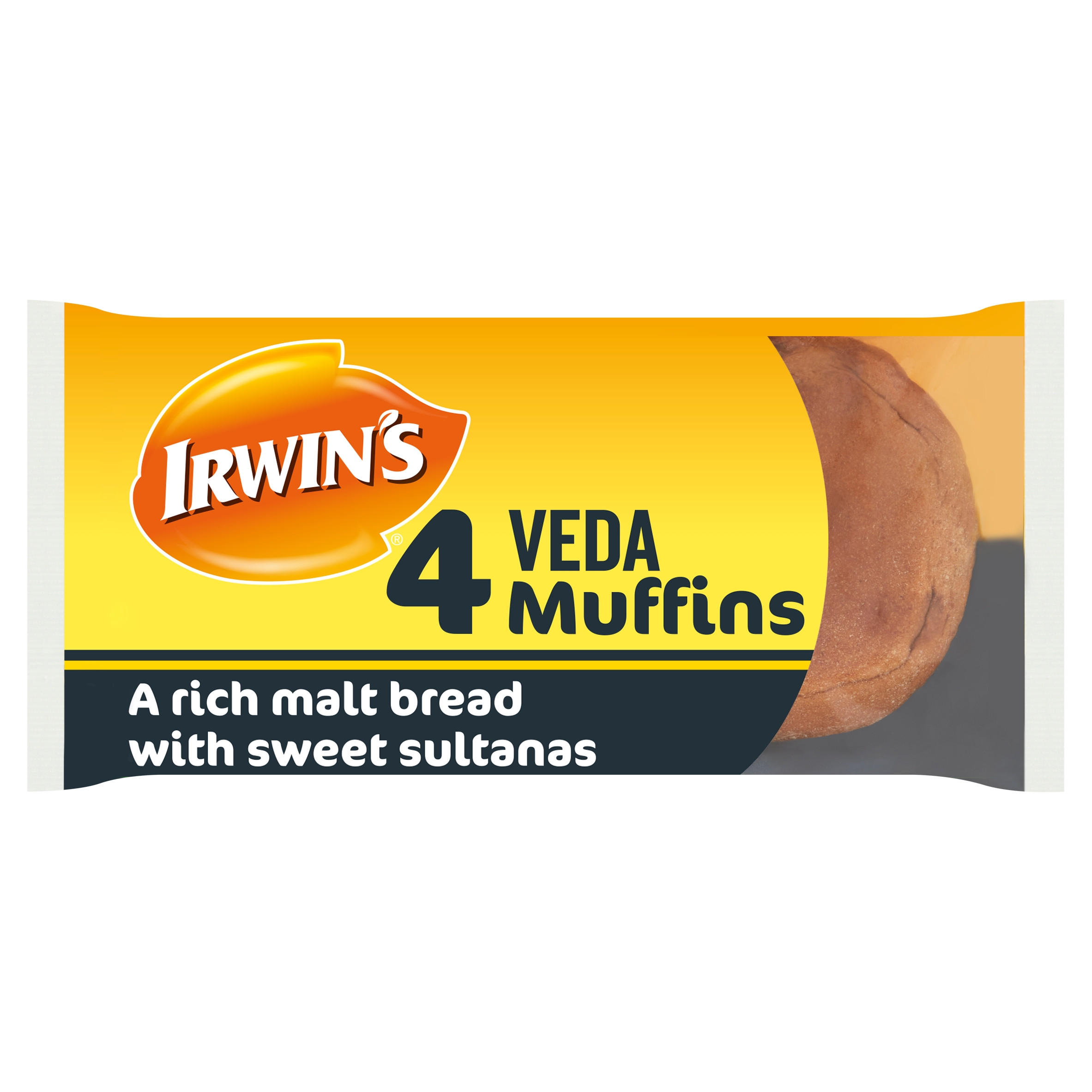 Irwin's 4 Veda Muffins Rolls & Part Baked Iceland Foods