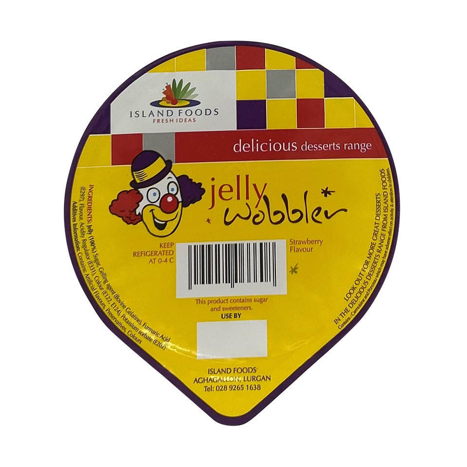 Island Foods 180g Jelly Wobble, Chilled Desserts