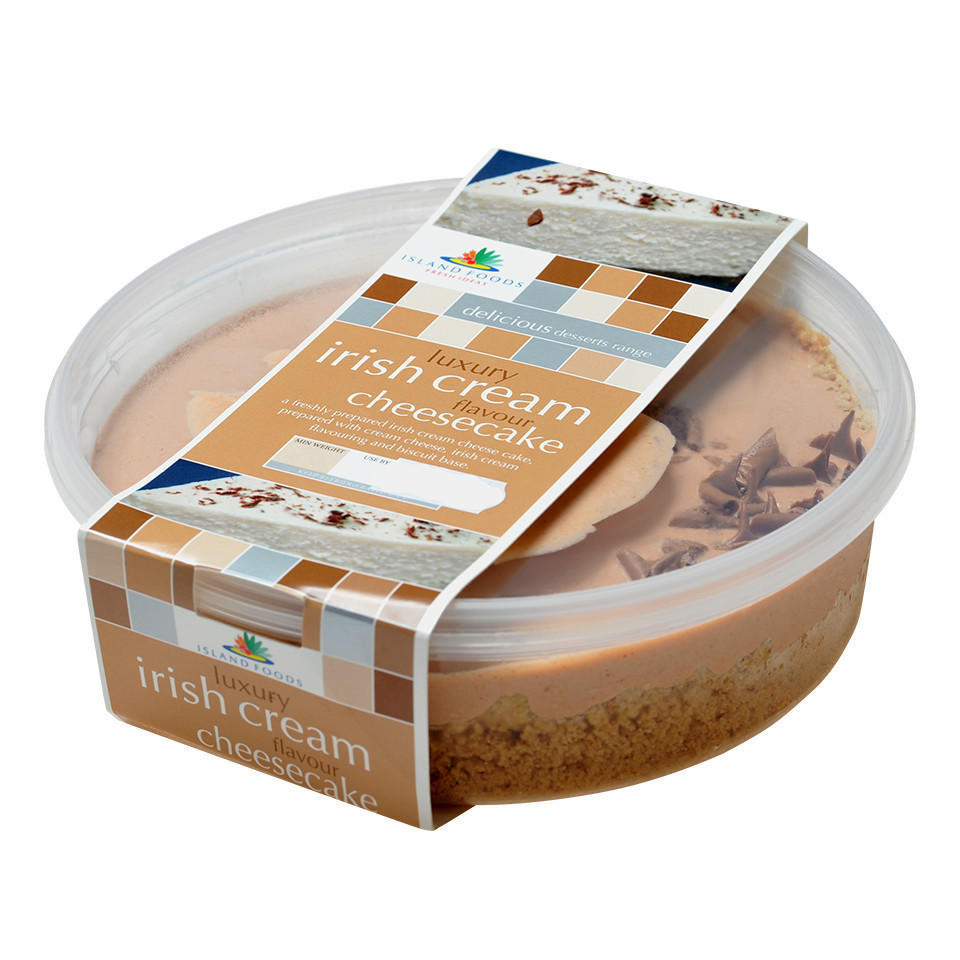 Island Foods 500g Irish Cream Flavour Cheesecake Chilled Desserts