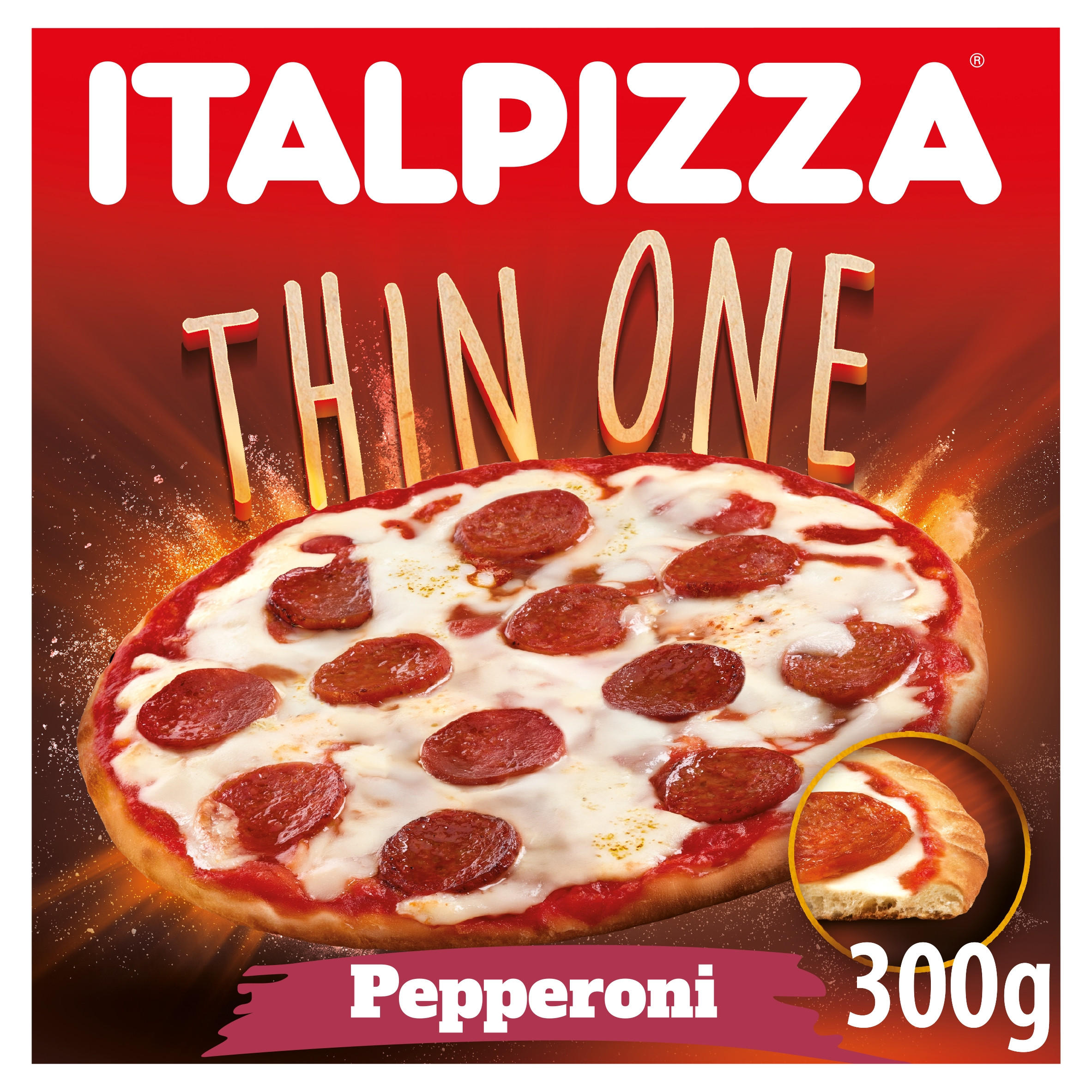 Italpizza Thin One Pepperoni 300g