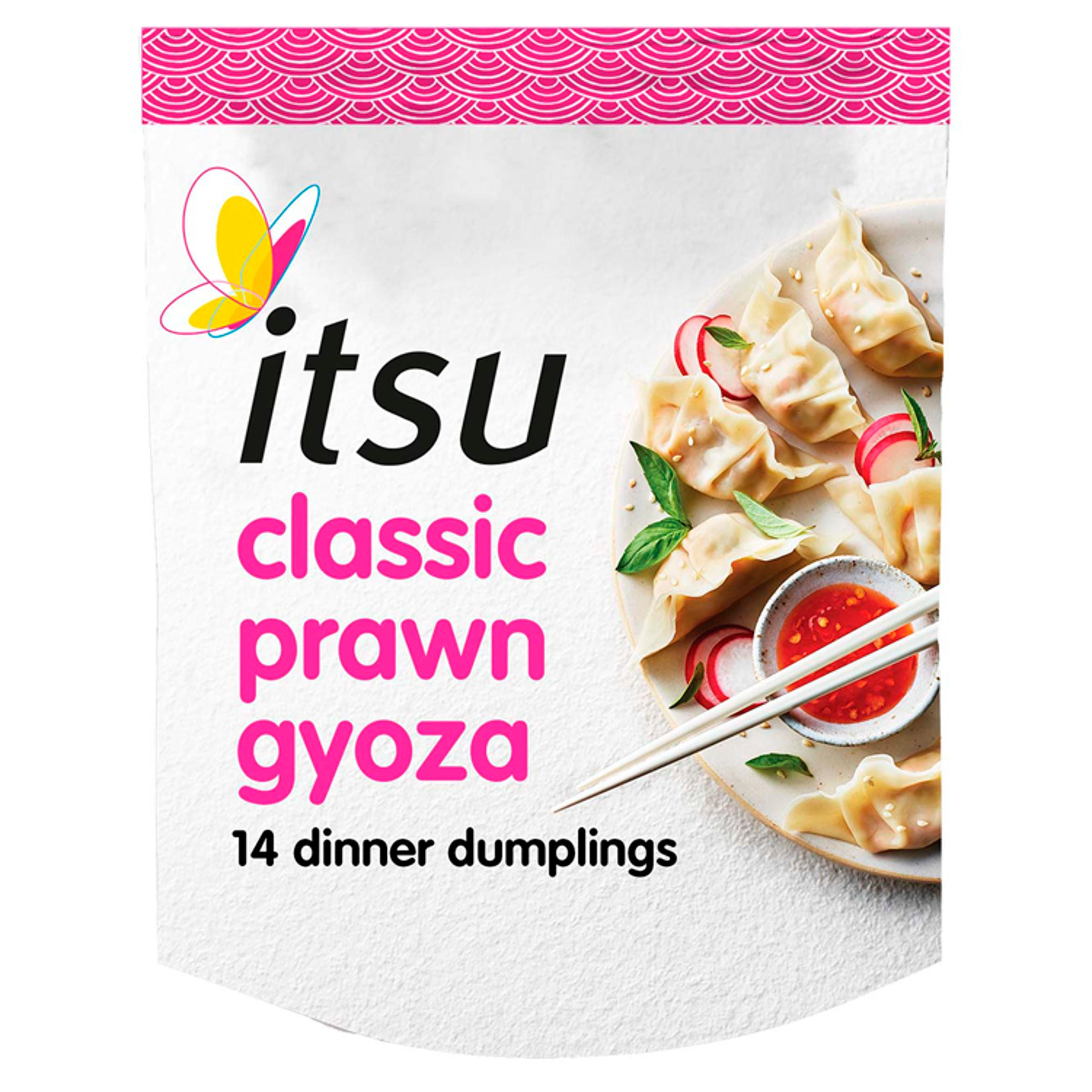 itsu Classic Prawn Gyoza 14 Dinner Dumplings 210g Party Food