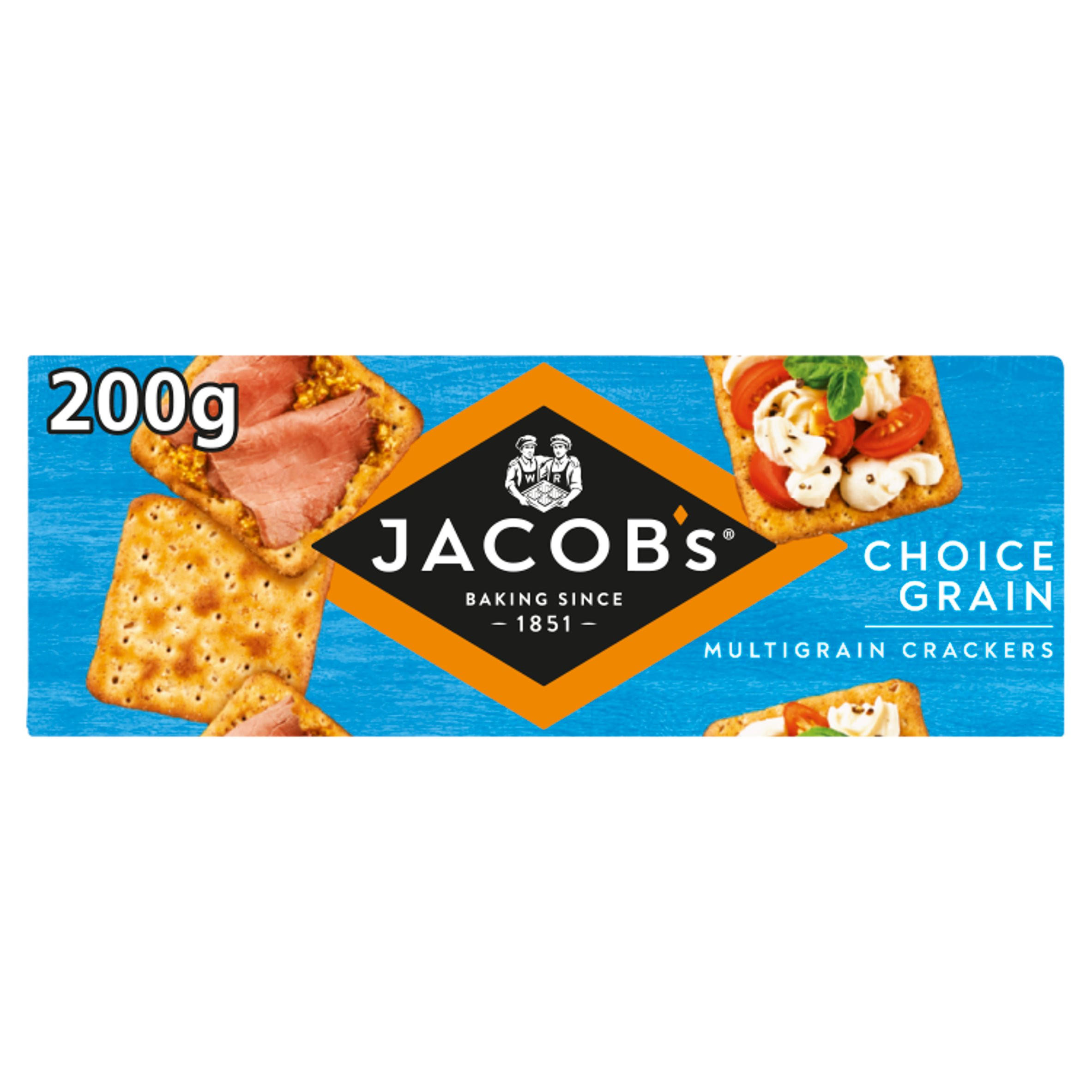 Jacob's Choice Grain Multigrain Crackers 200g Crackers & Savoury