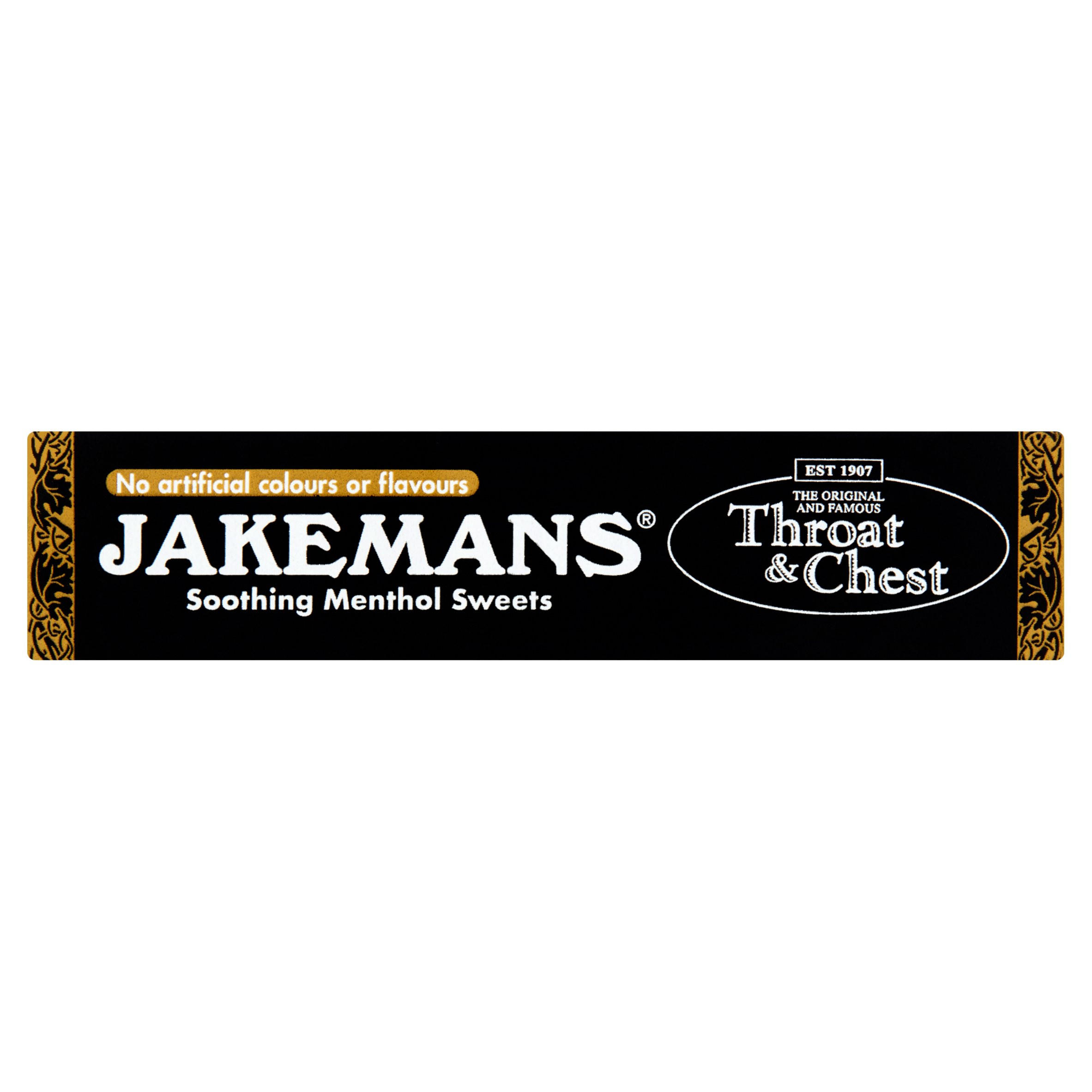 Jakemans Throat & Chest Soothing Menthol Sweets 41g | Medicines