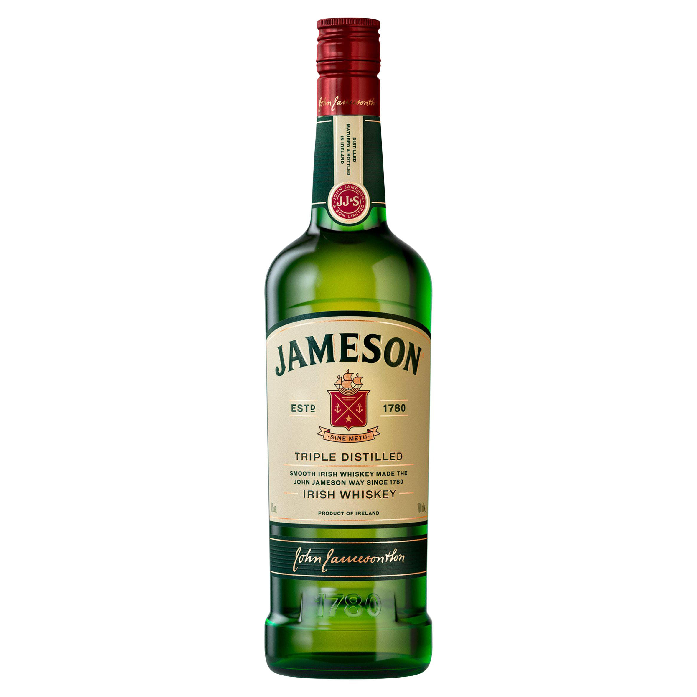 Jameson Crested Triple Distilled Blended Irish Whiskey