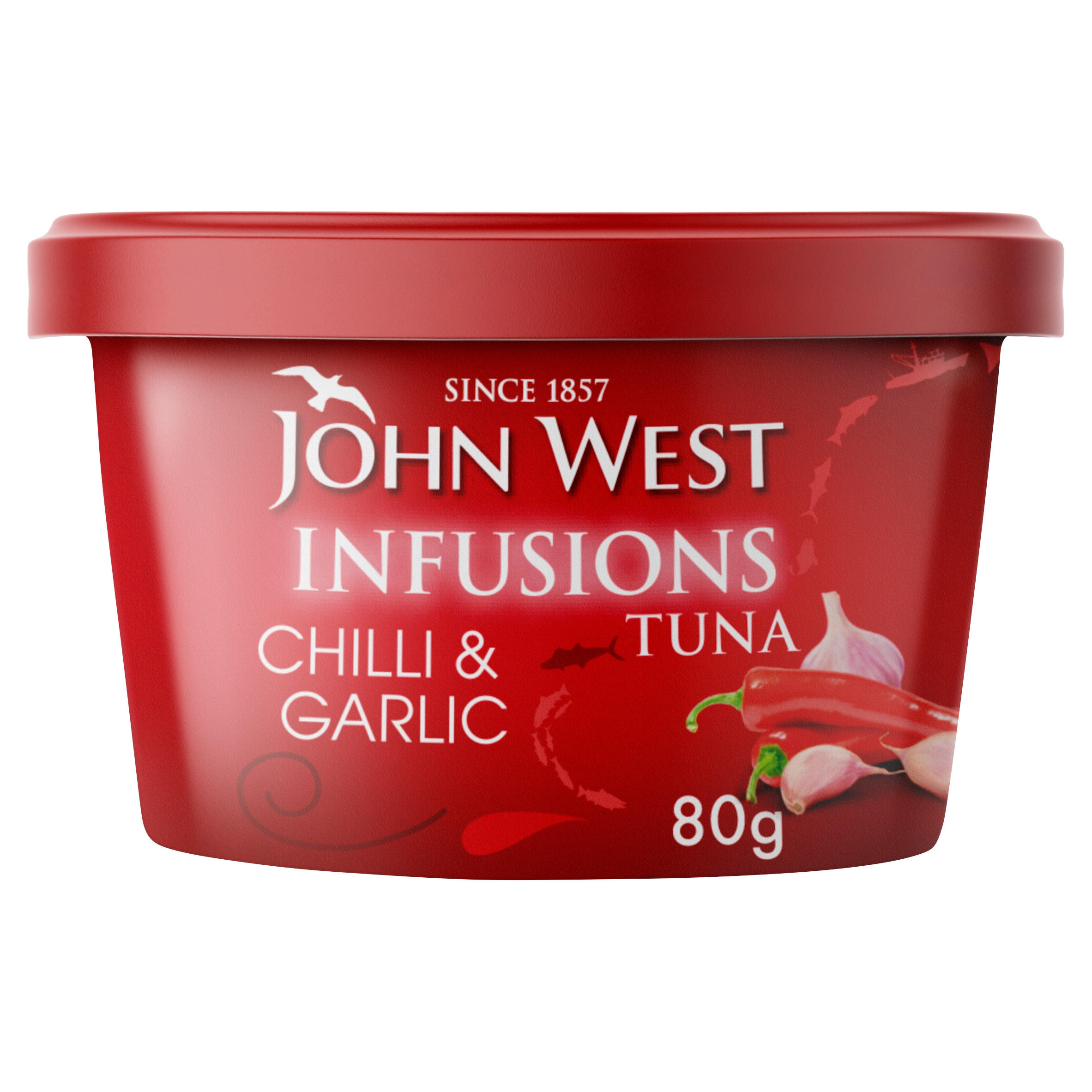 John West Infusions Tuna Chilli & Garlic 80g Tinned Fish & Seafood