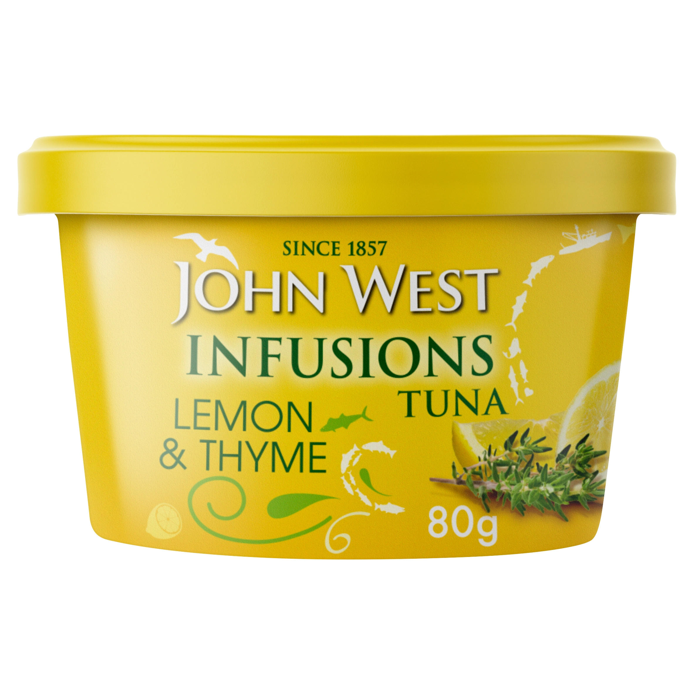 John West Infusions Tuna Lemon & Thyme 80g Tinned Fish & Seafood