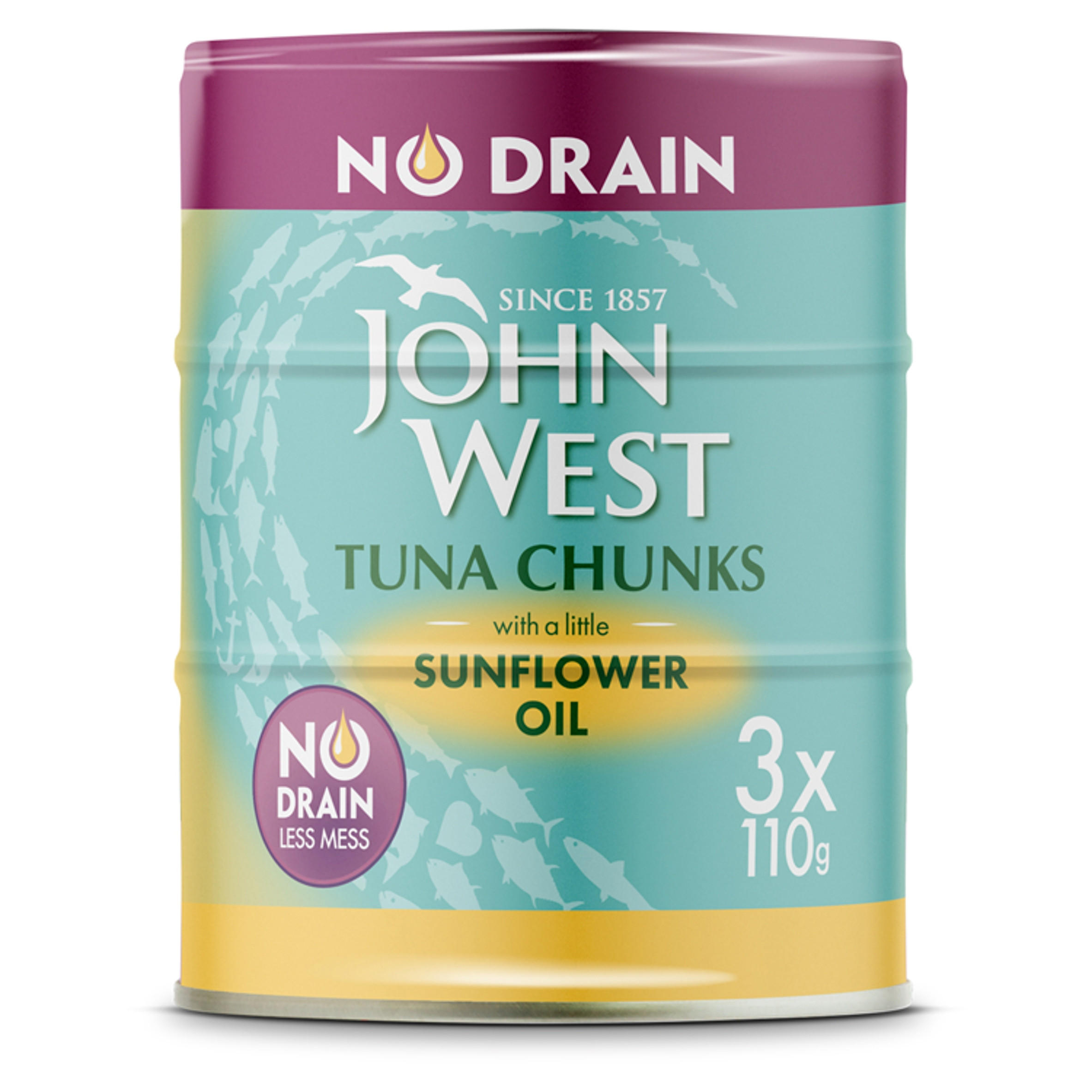 John West Tuna Chunks In Sunflower Oil 3 Pack (435 G) - Storefront EN