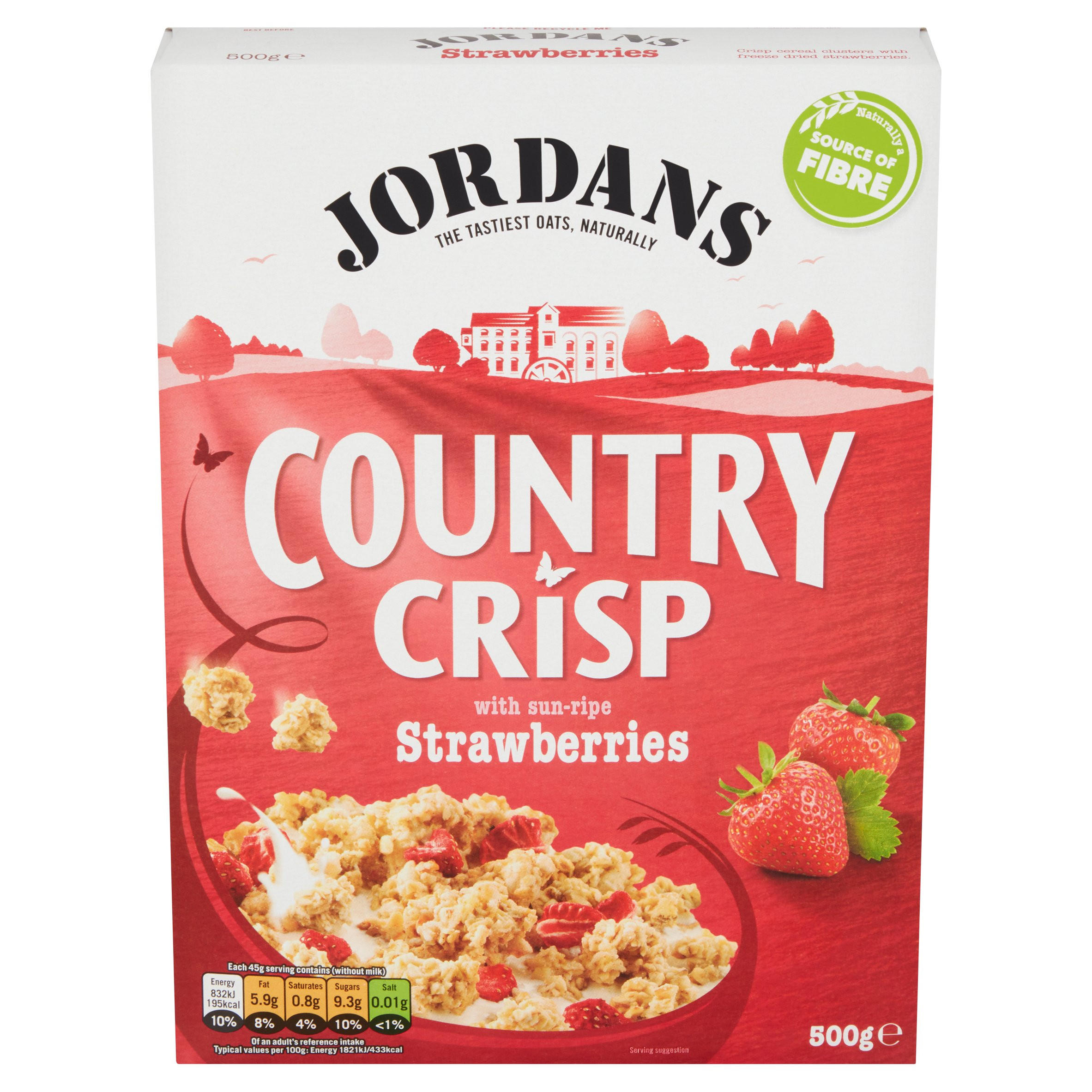 Jordans Country Crisp with SunRipe Strawberries 500g Oats & Porridge