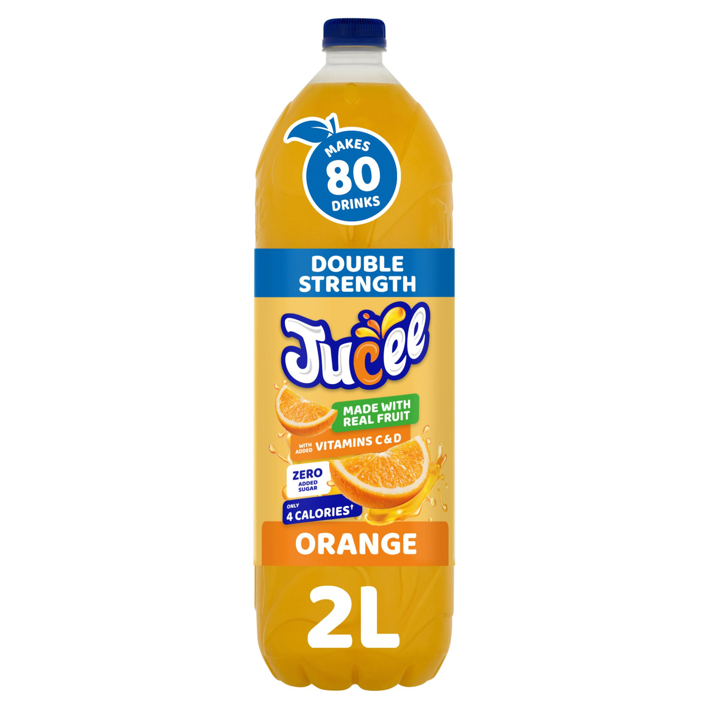 Jucee Double Strength Orange 2 Litre Iceland Foods