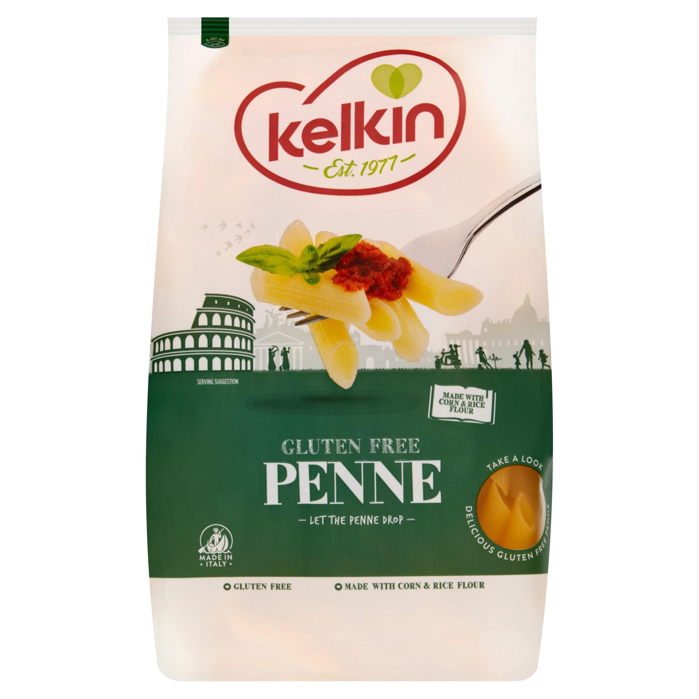 Kelkin Gluten Free Penne 500g, folic acid free