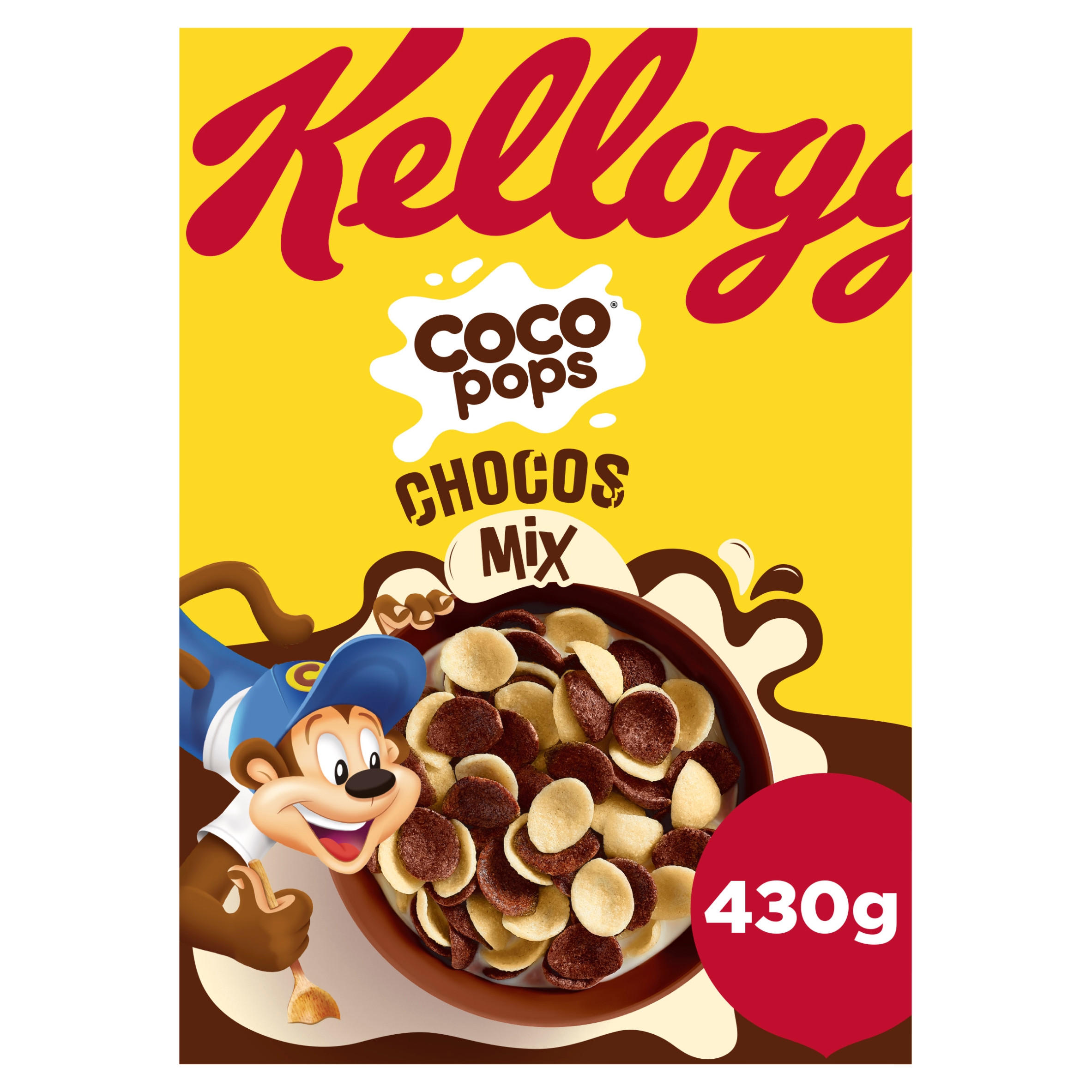Kellogg's Coco Pops Chocos Caramel Breakfast Cereal 430g