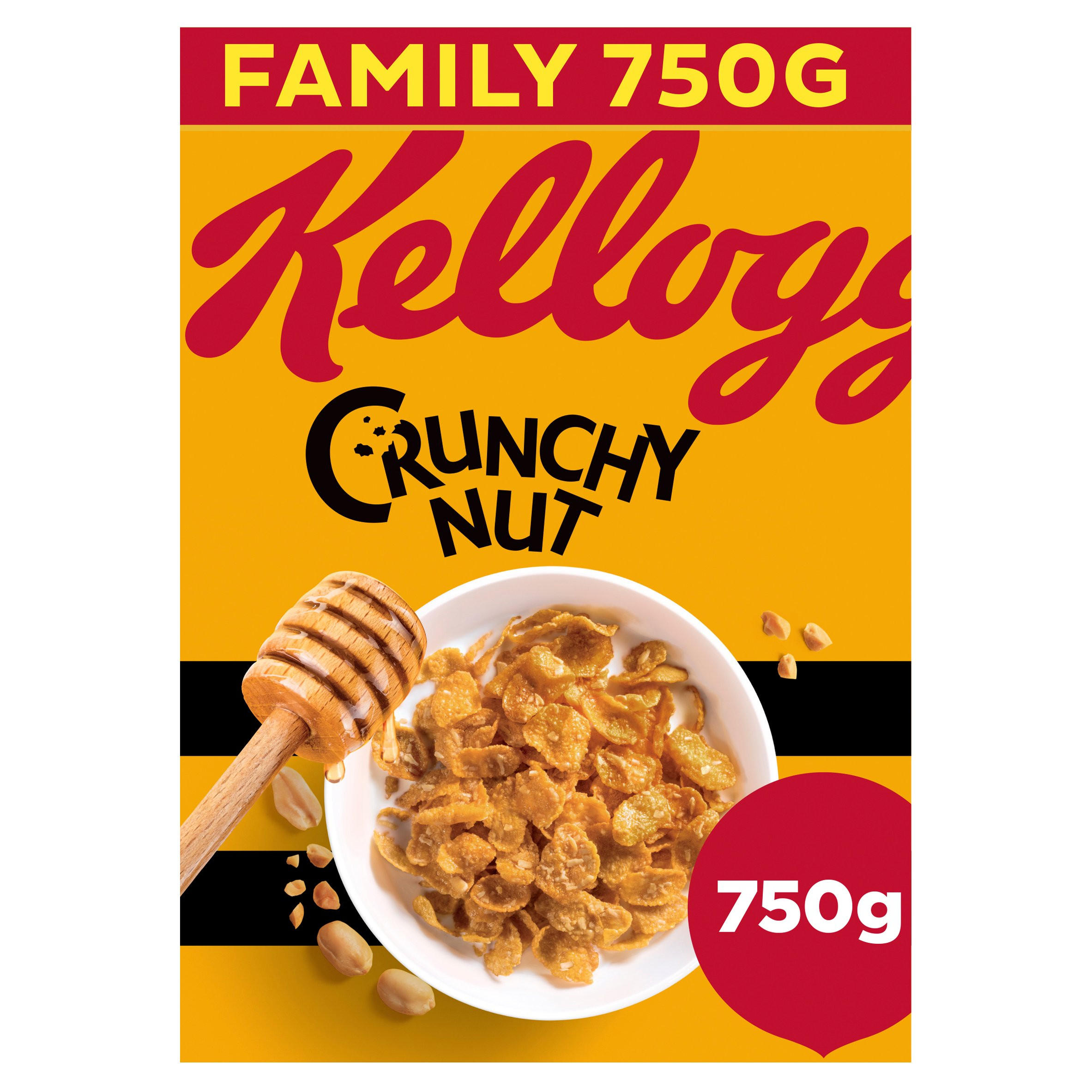 Kellogg's Crunchy Nut Corn Flakes Cereal 750g Everyday & Family