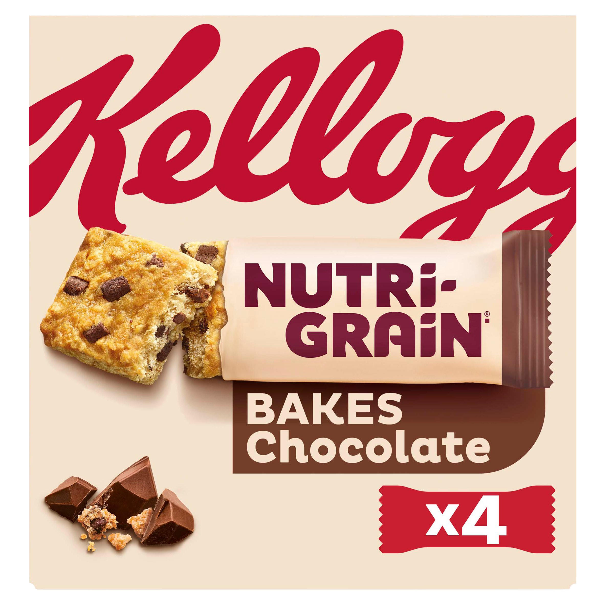 Kellogg's Nutri-Grain Bakes Chocolate 4x45g