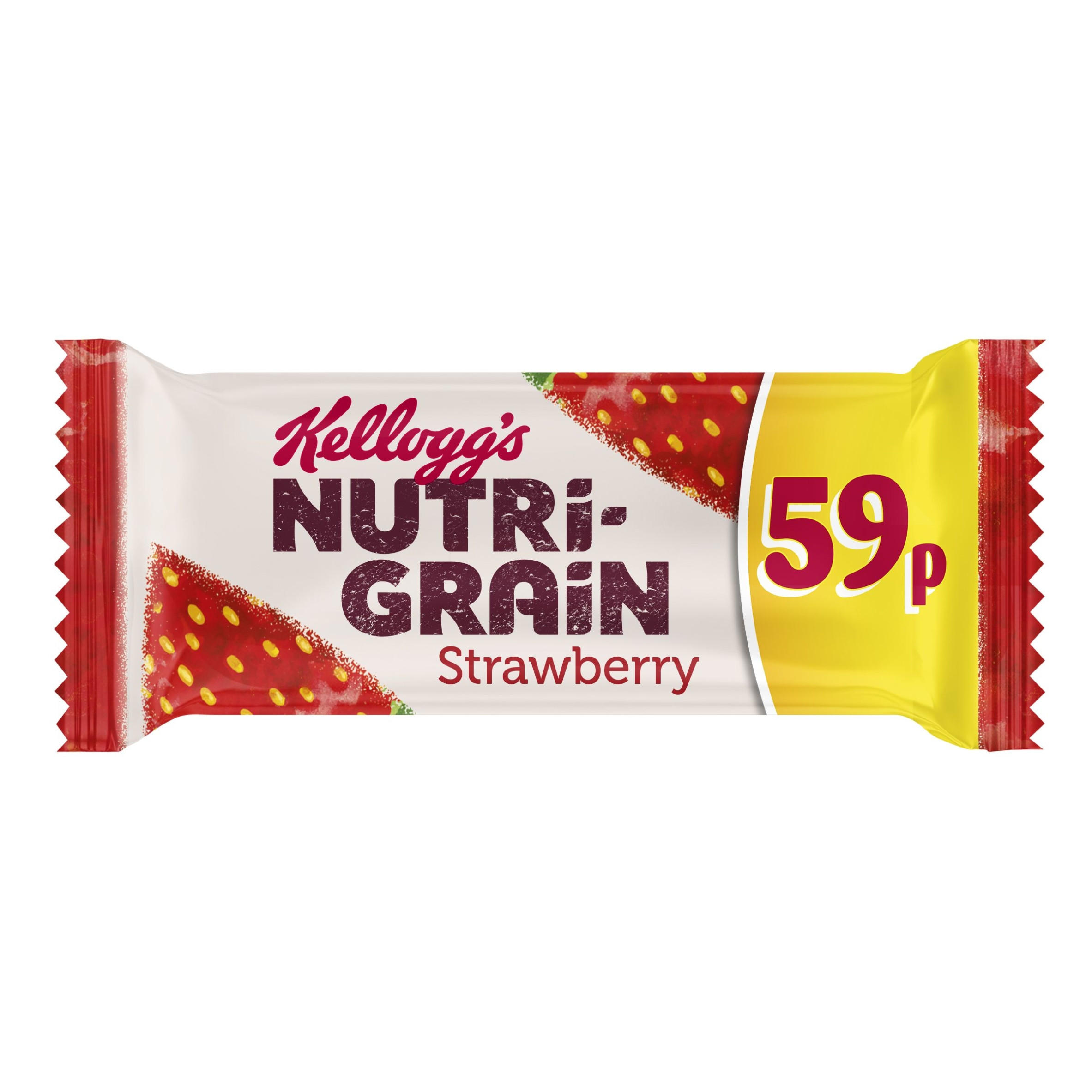 Kellogg's NutriGrain Strawberry Bars 25x37g Cereal Bars Iceland Foods