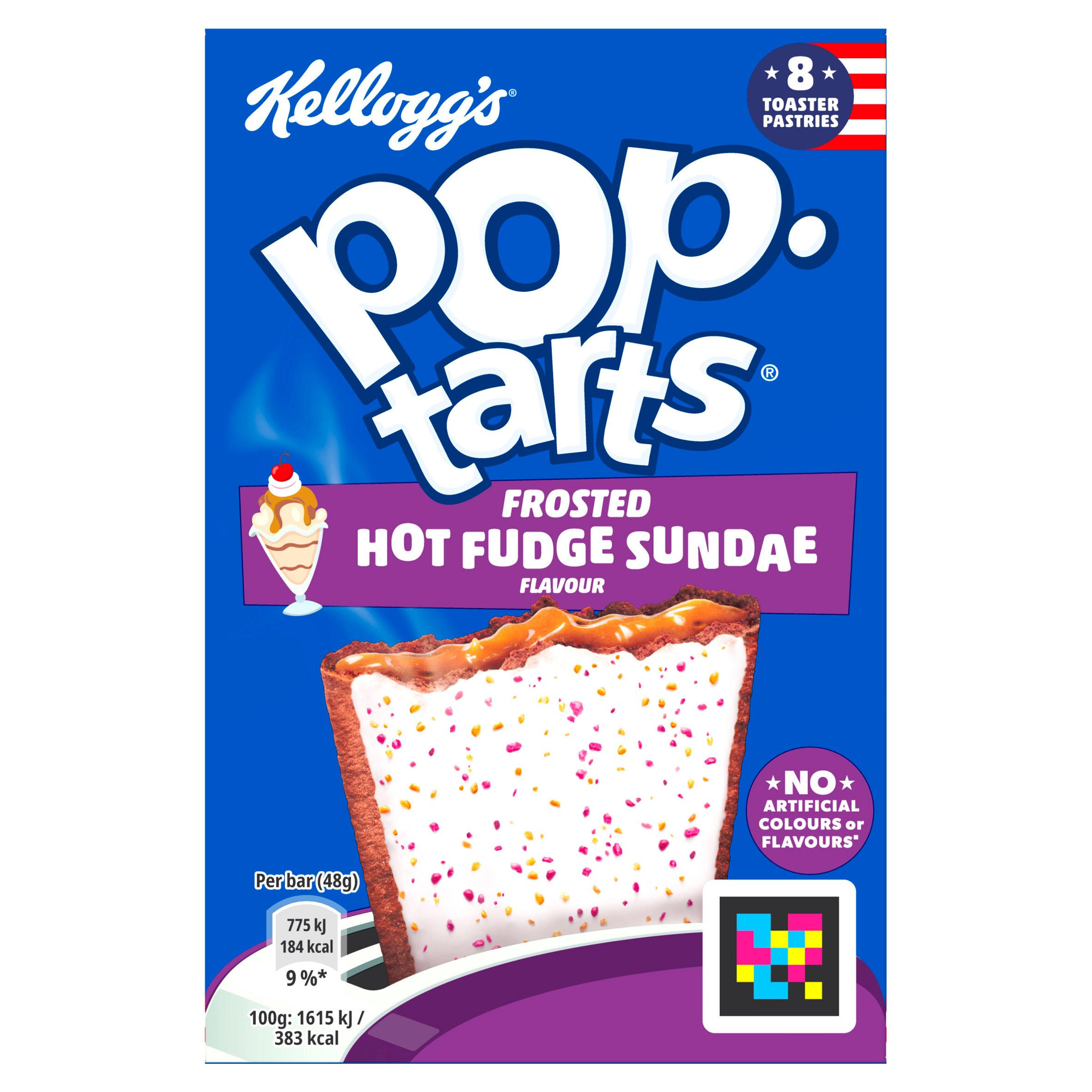 Kellogg S Pop Tarts Frosted Hot Fudge Sundae Flavour 8 X 48g 384g