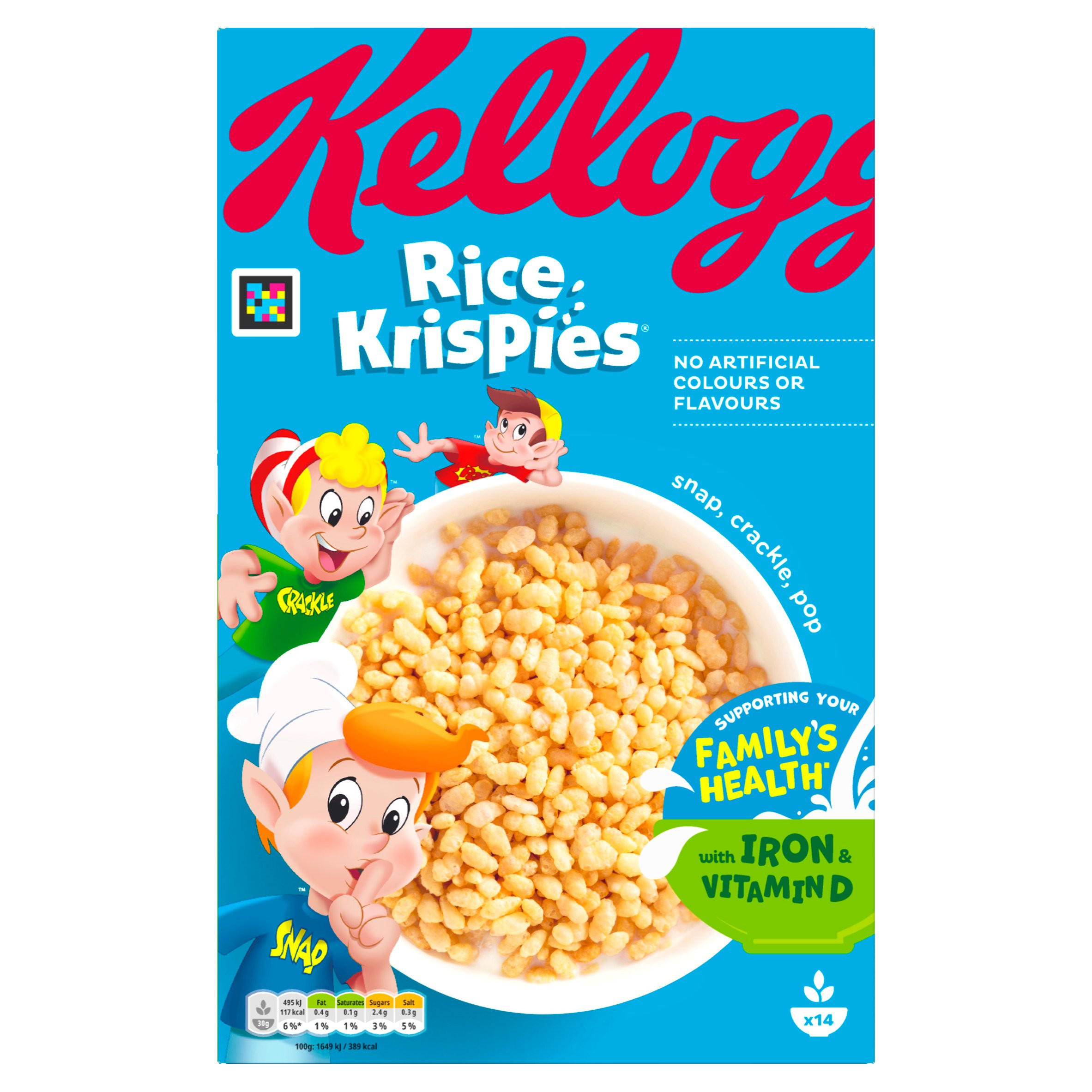 Kellogg's Rice Krispies 430g Kids Cereal Iceland Foods