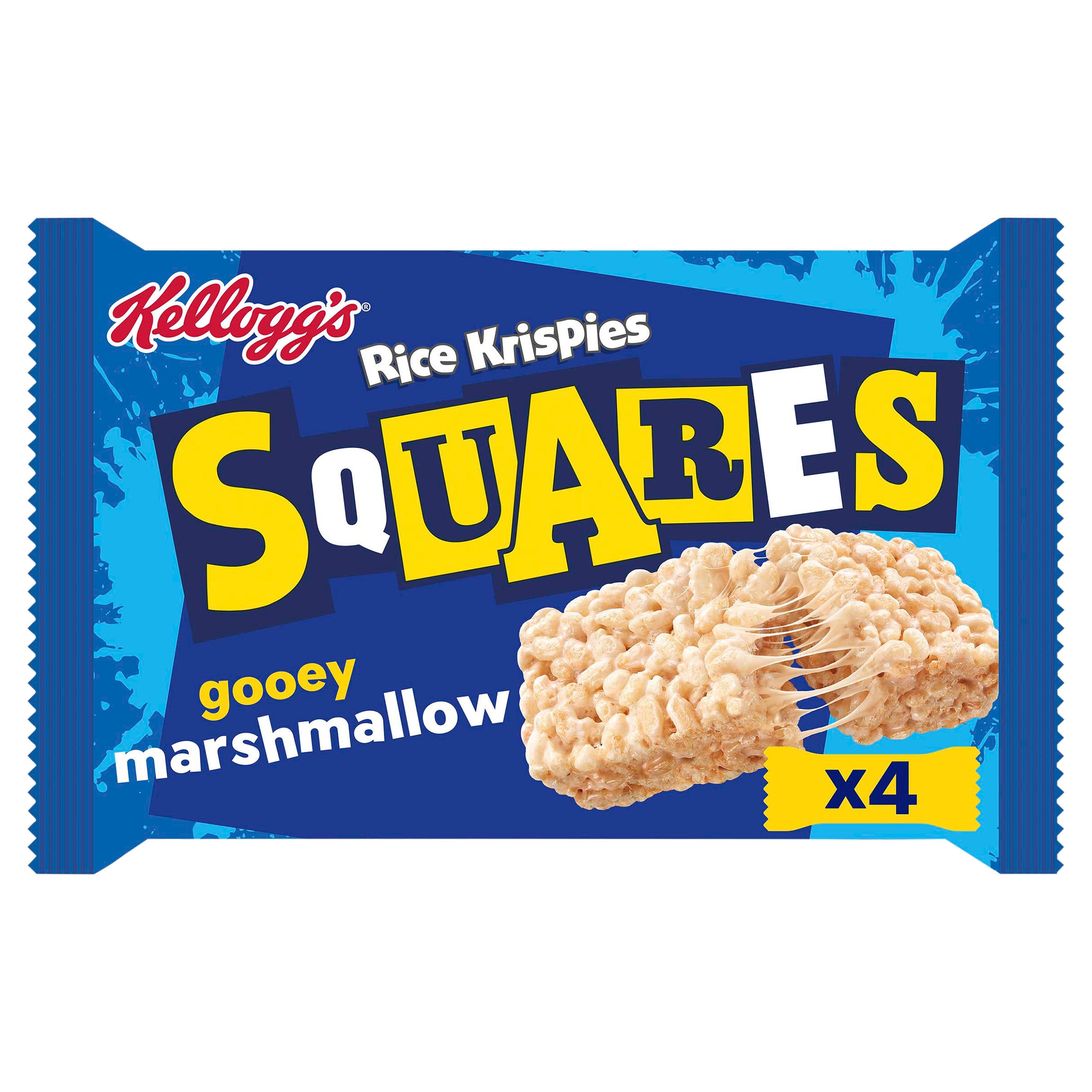 Kellogg's Rice Krispies Squares Gooey Marshmallow Bars 4 x 28g (112g