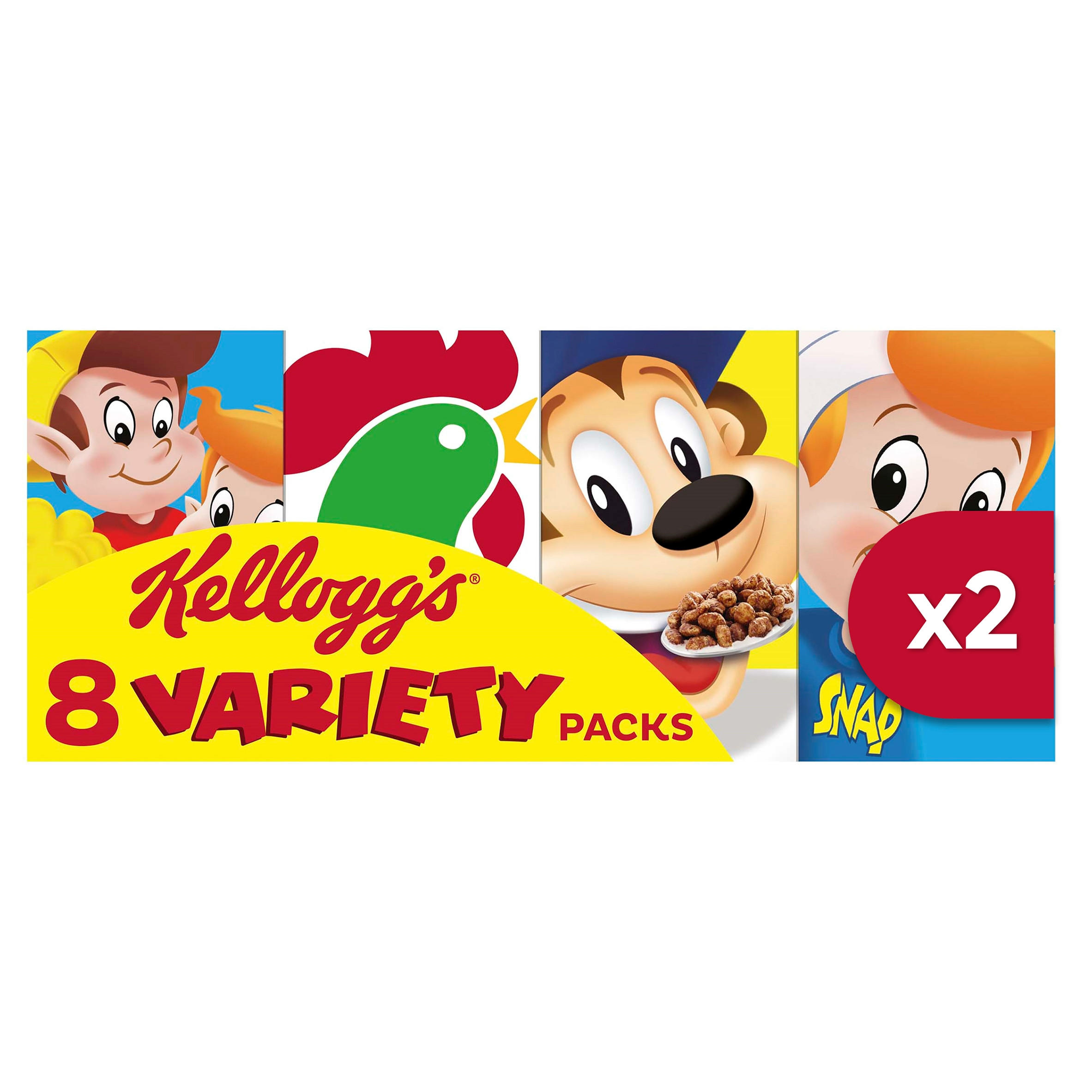 Kellogg's Variety Breakfast Cereal Mega Pack 2x196g Everyday & Family