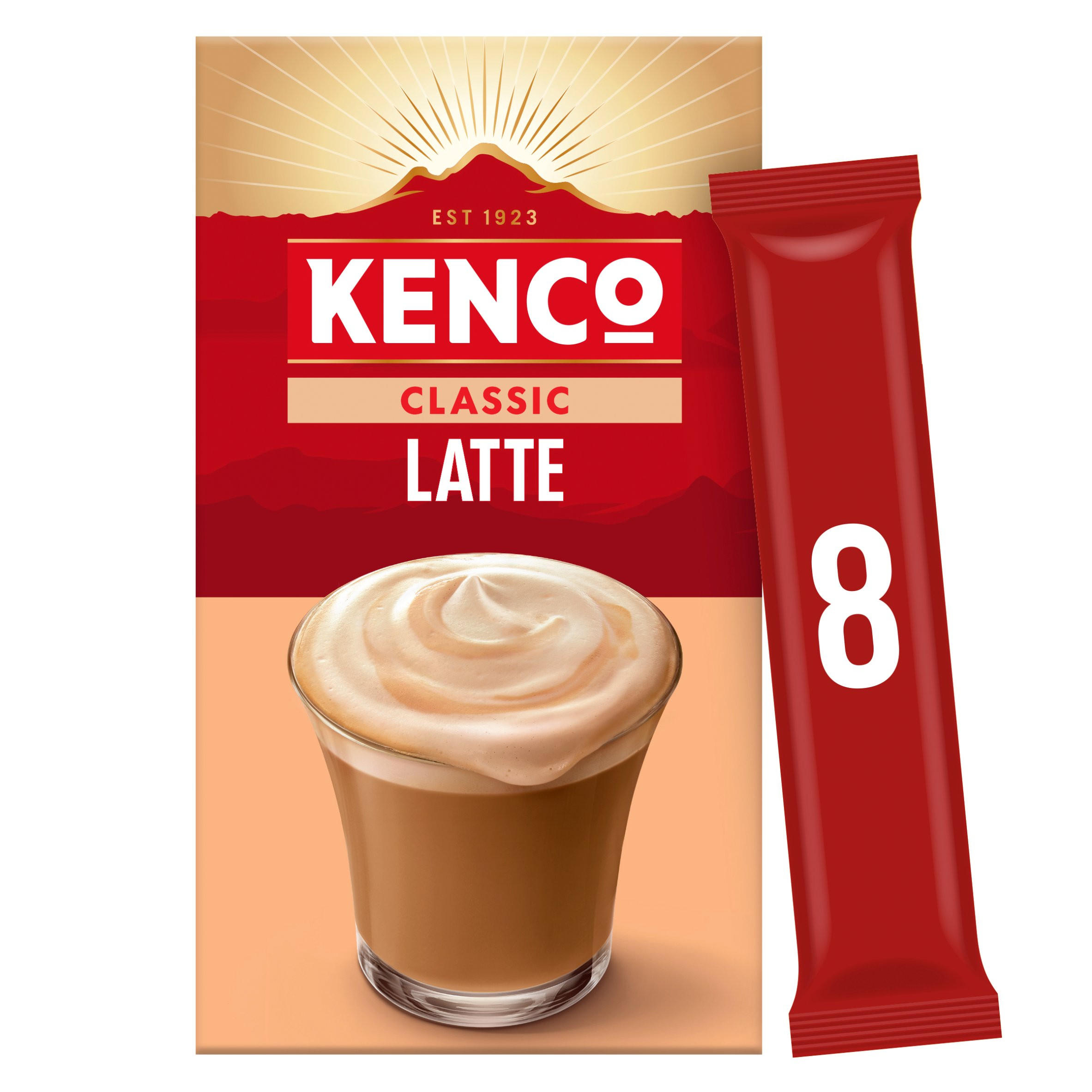 Kenco Flat White Instant Coffee Sachets x8