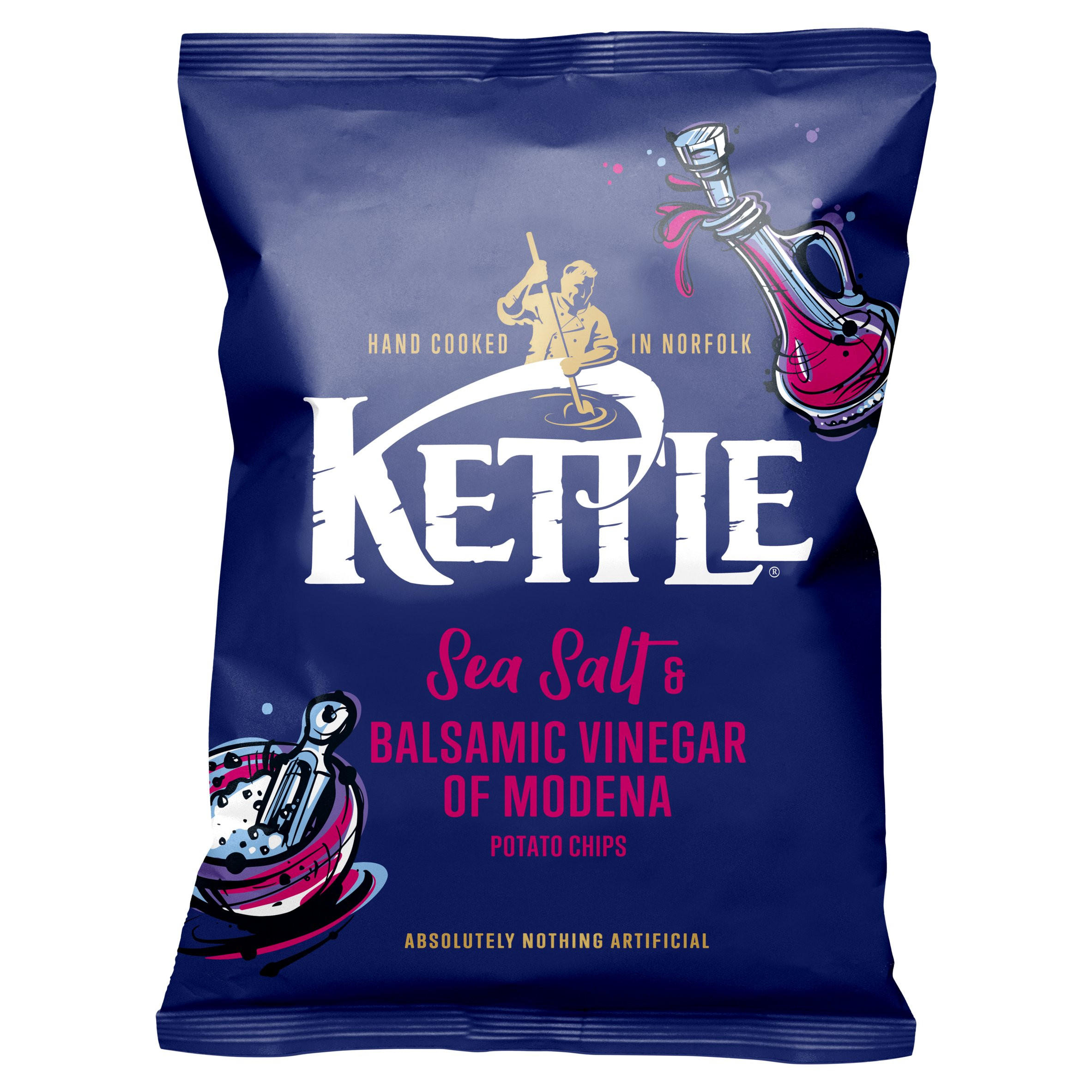 KETTLE® Chips Sea Salt & Balsamic Vinegar of Modena Sharing Crisps 130g Sharing Crisps