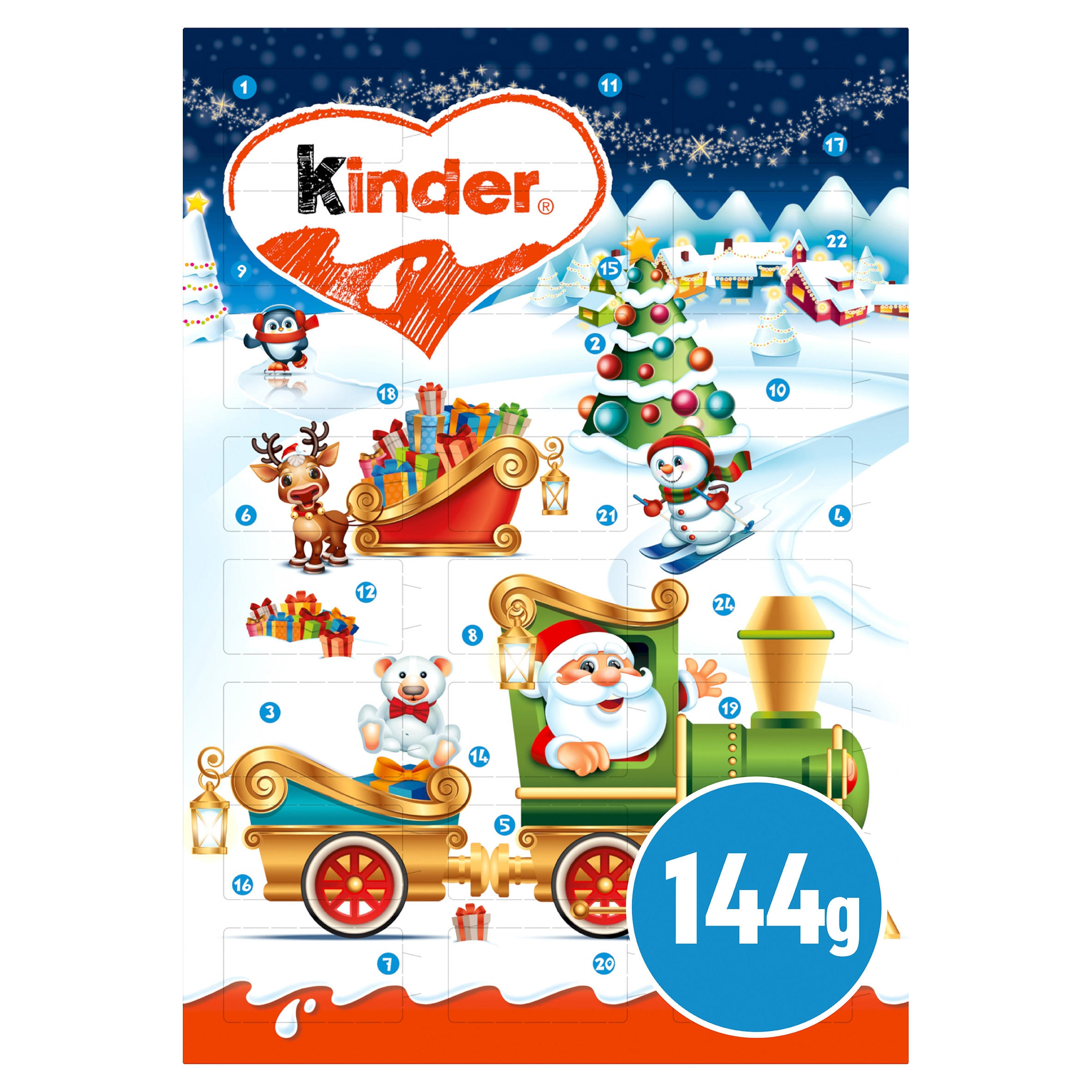 Kinder Chocolate 24 Minis Advent Calendar | Chocolate Boxes & Gifts