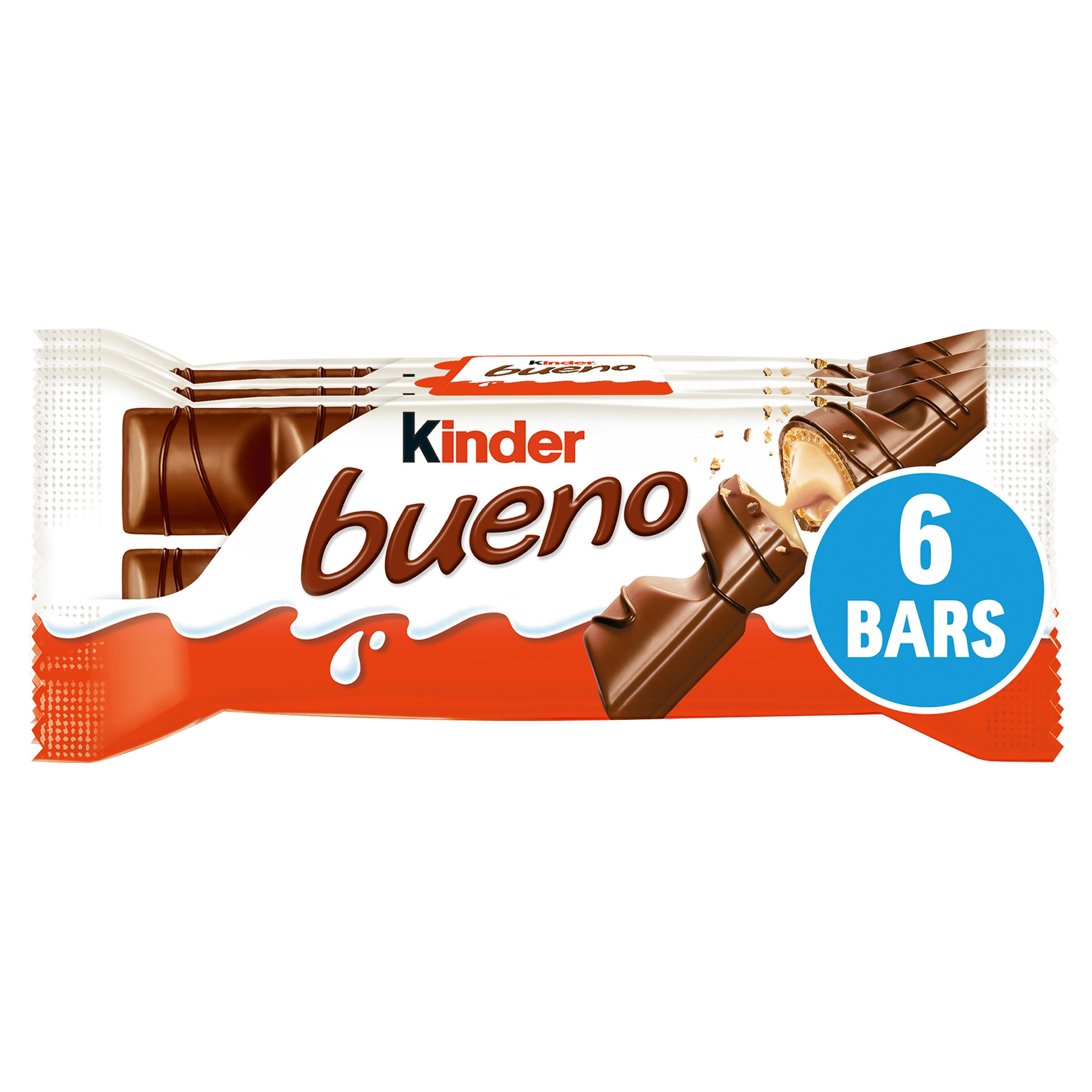 Kinder Bueno Duo Bar Milk Chocolate and Hazelnuts Lunch Box 3 x 43g (129g) | Iceland Foods