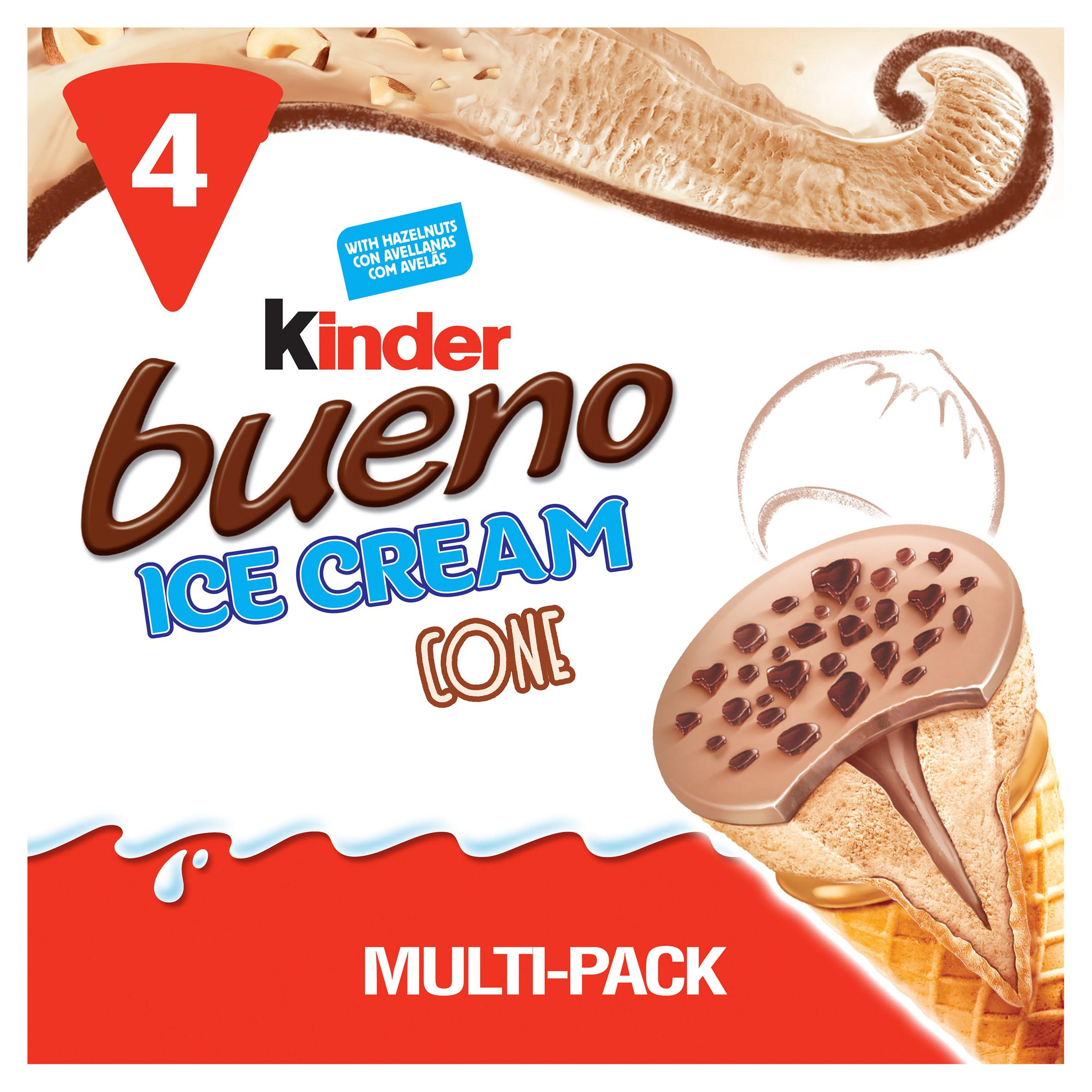 Kinder Bueno White Ice Cream Cone Review 