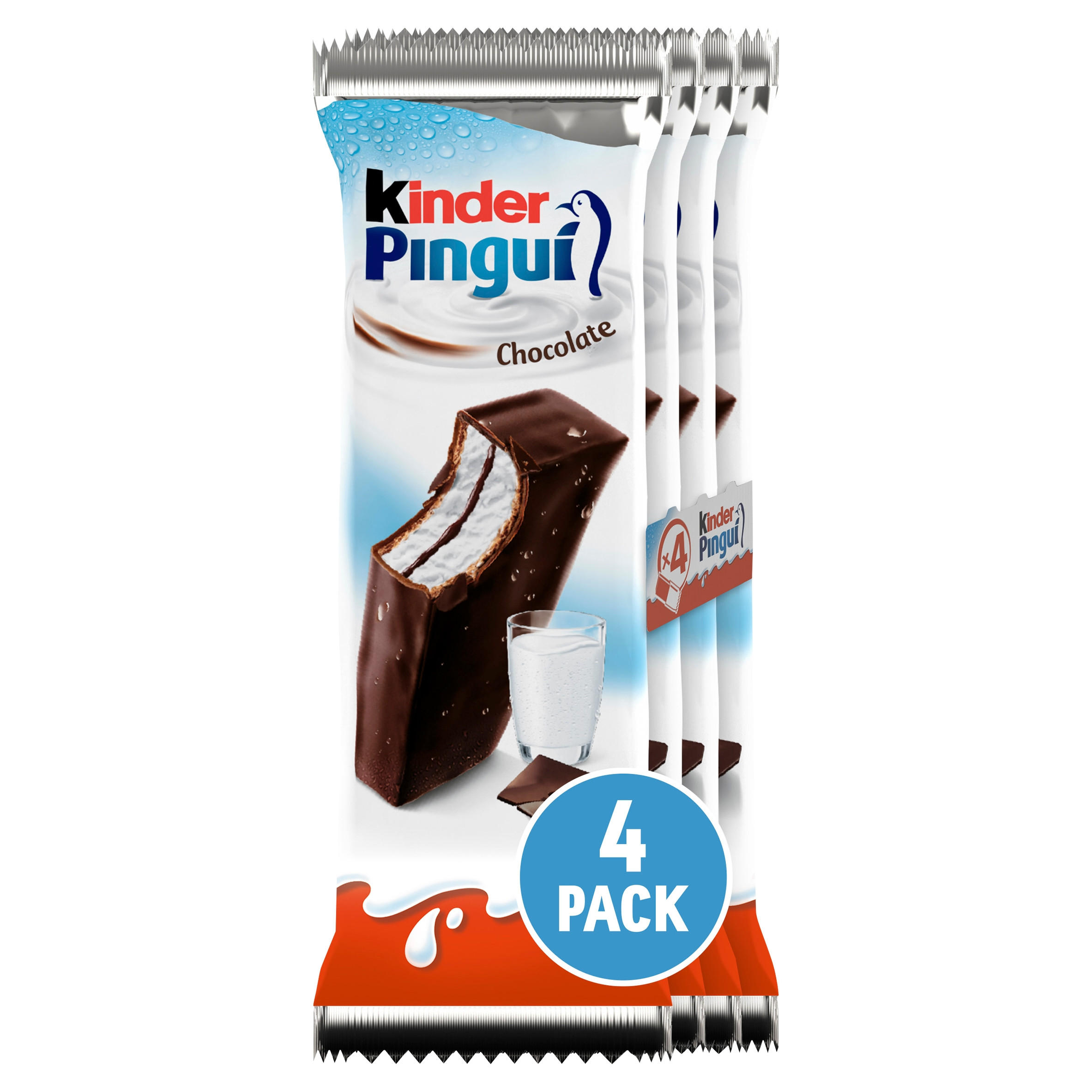 Kinder Chocolate Ice Cream Sticks   4 x 55ml