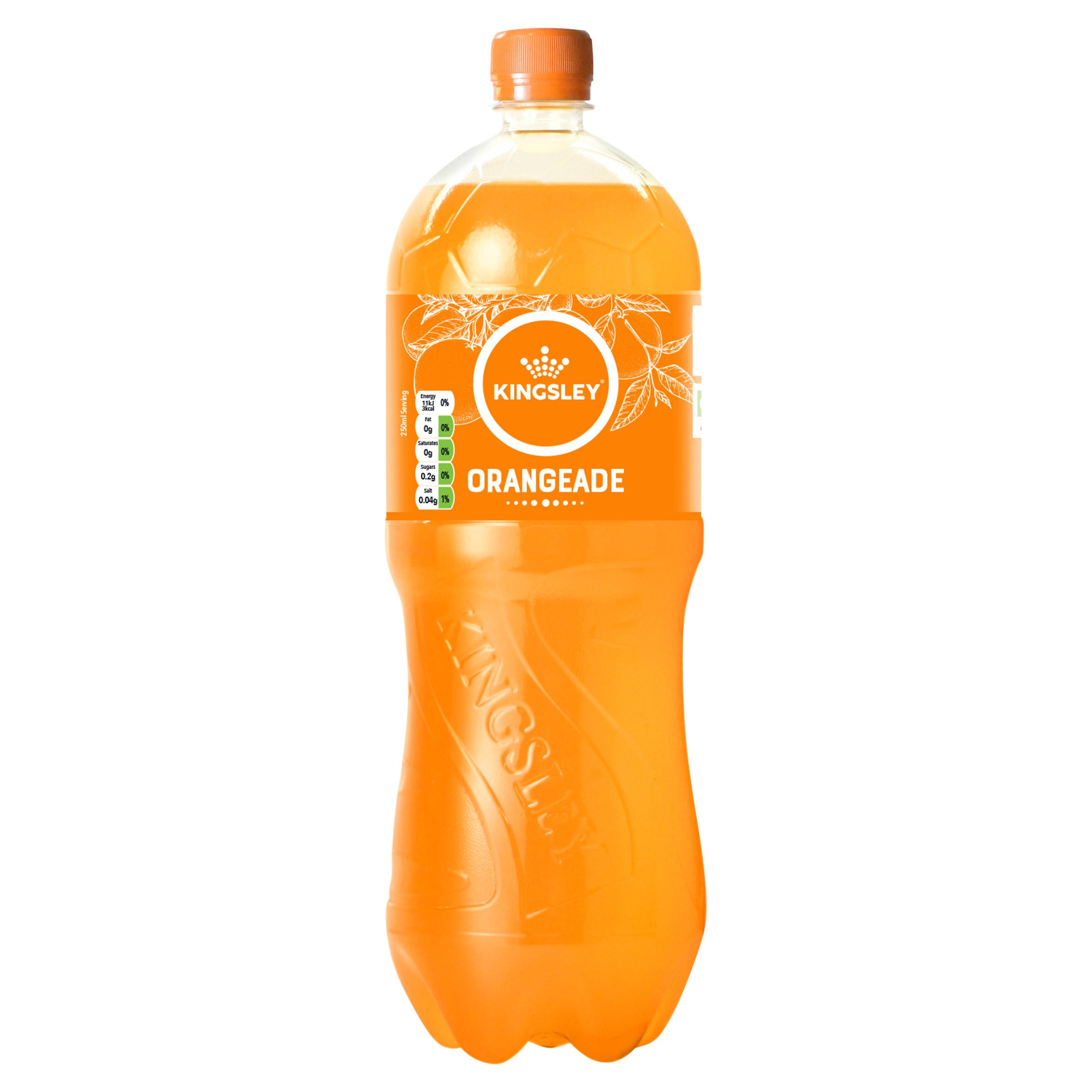 Kingsley Orangeade 2 Litre | Orange and Fruit Flavoured | Iceland Foods