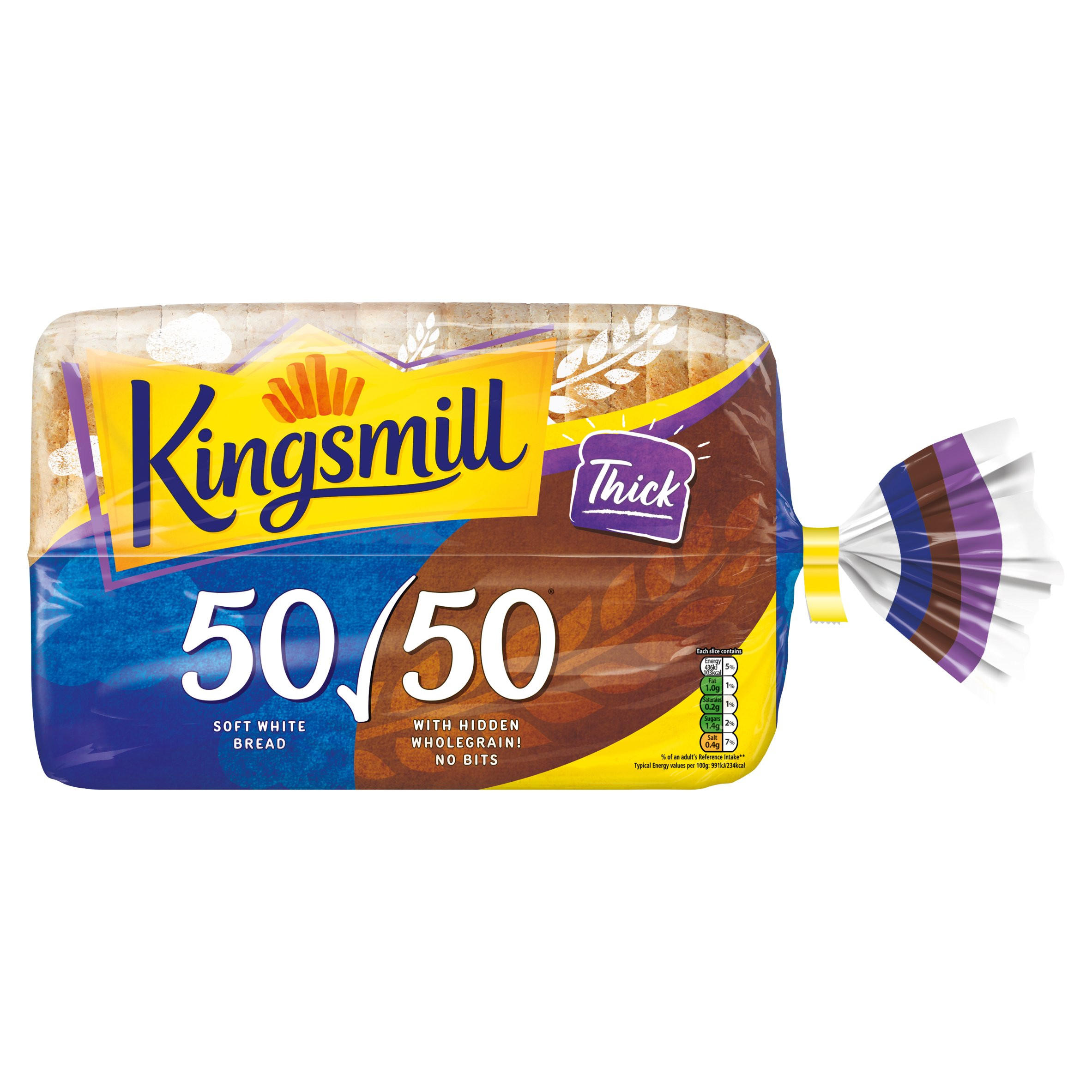 Kingsmill 50-50 Thick Bread 800g