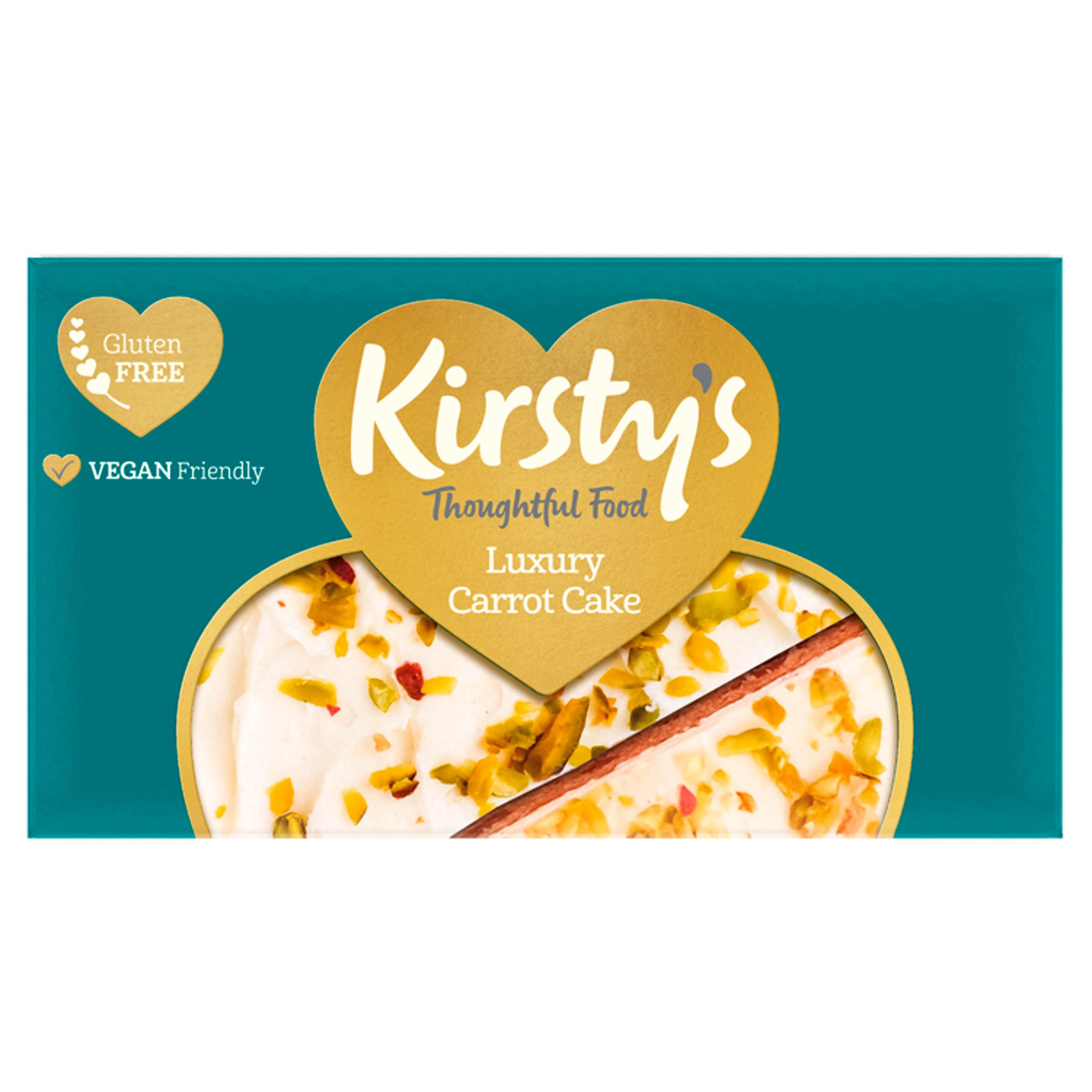 Kirsty's Luxury Carrot Cake Slices, folic acid free
