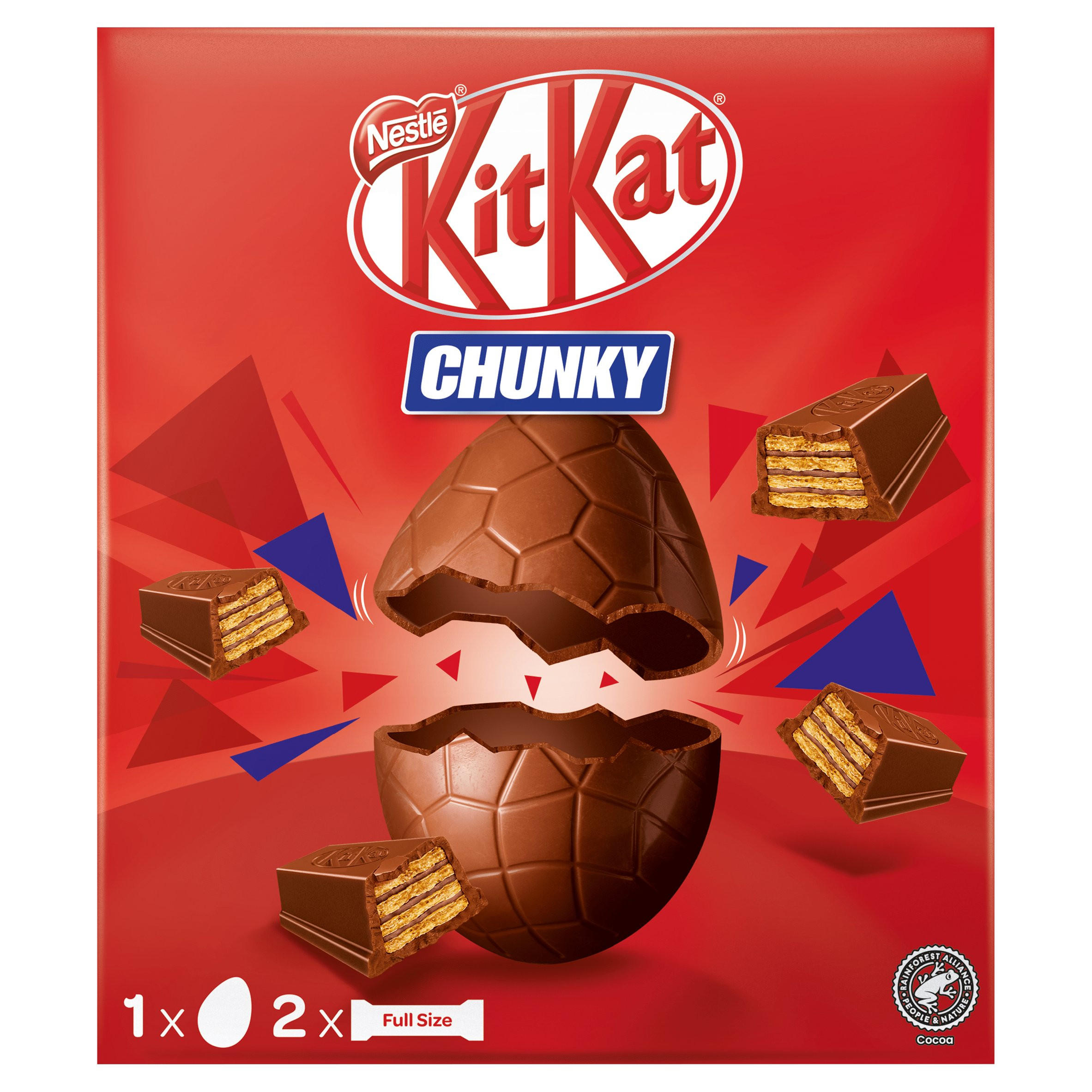 Offer Iceland Kit Kat Chunky Milk Chocolate Large Easter