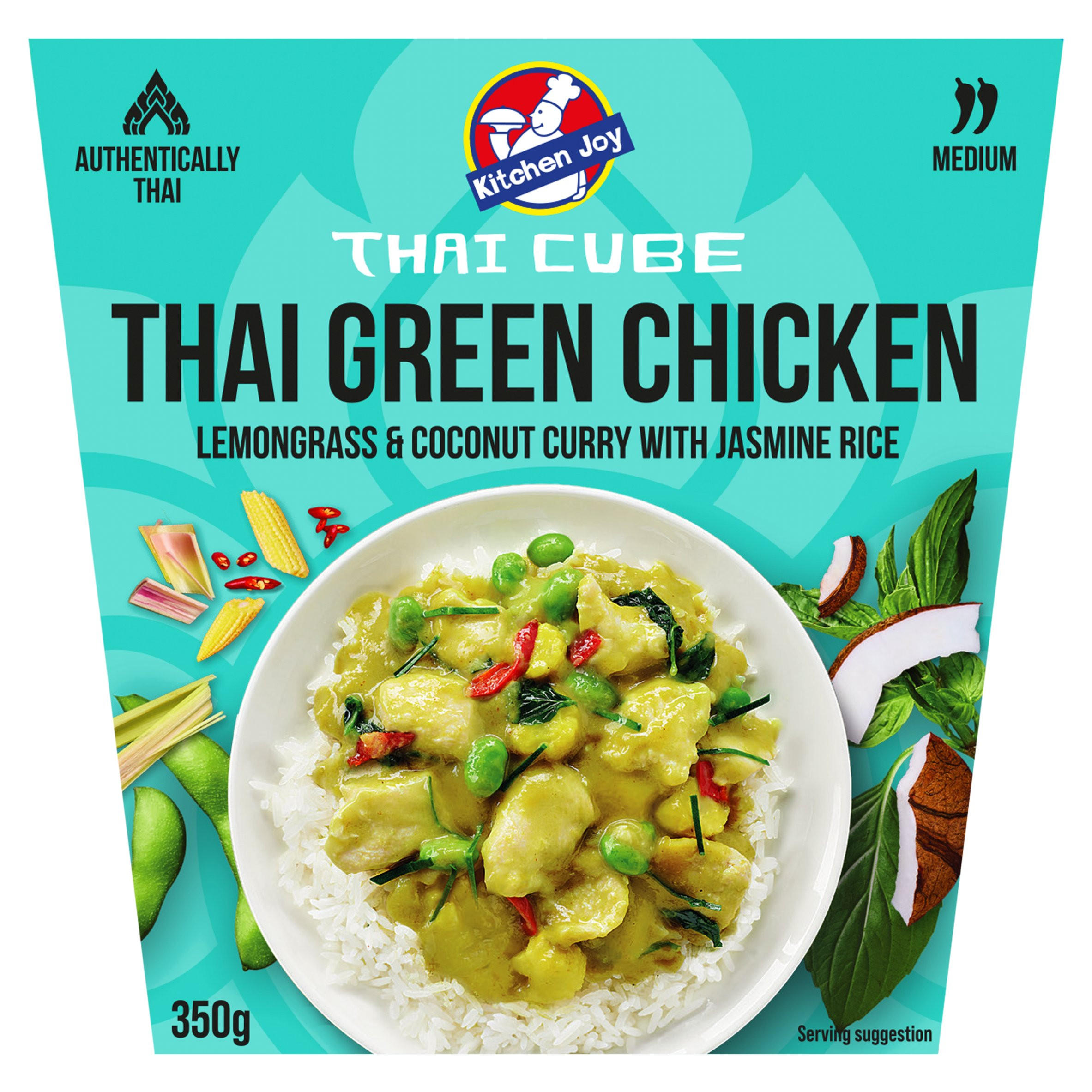 Kitchen Joy Thai Green Chicken Lemongrass & Coconut Curry with Noodles