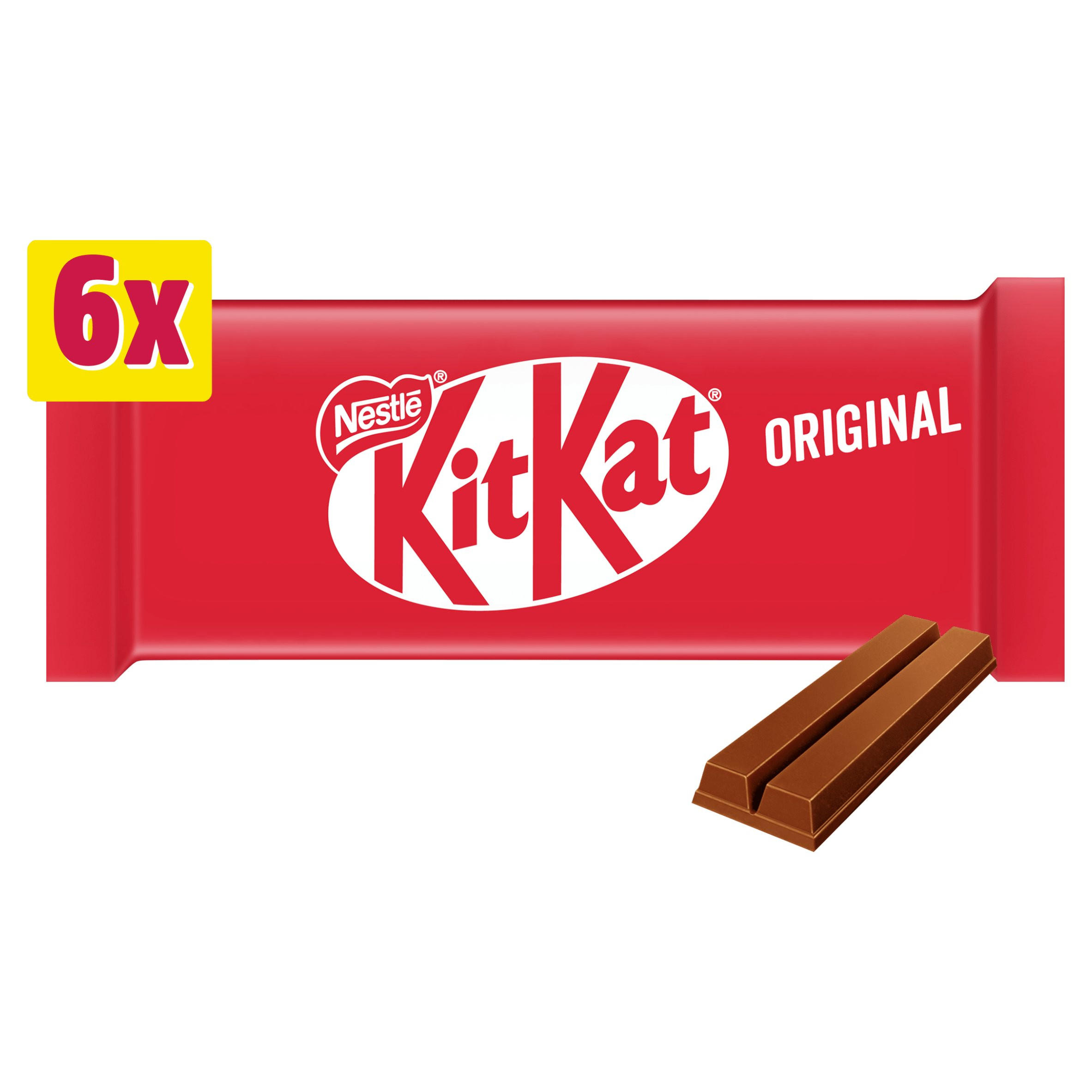 KitKat F1 2 Finger Milk Chocolate Biscuit Bar 6 Pack Multipack 124.2g