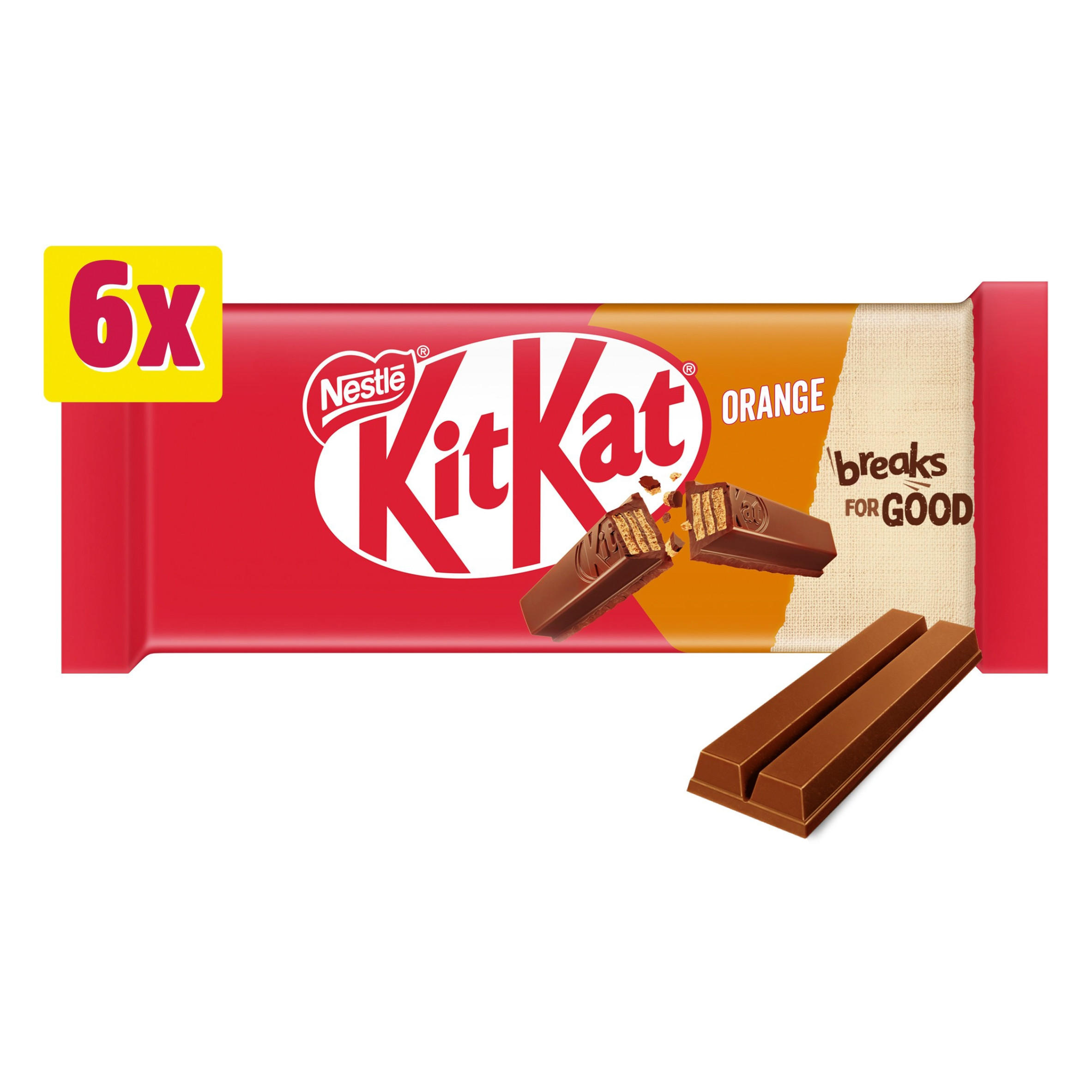 KitKat F1 2 Finger Milk Chocolate Biscuit Bar 6 Pack Multipack 124.2g
