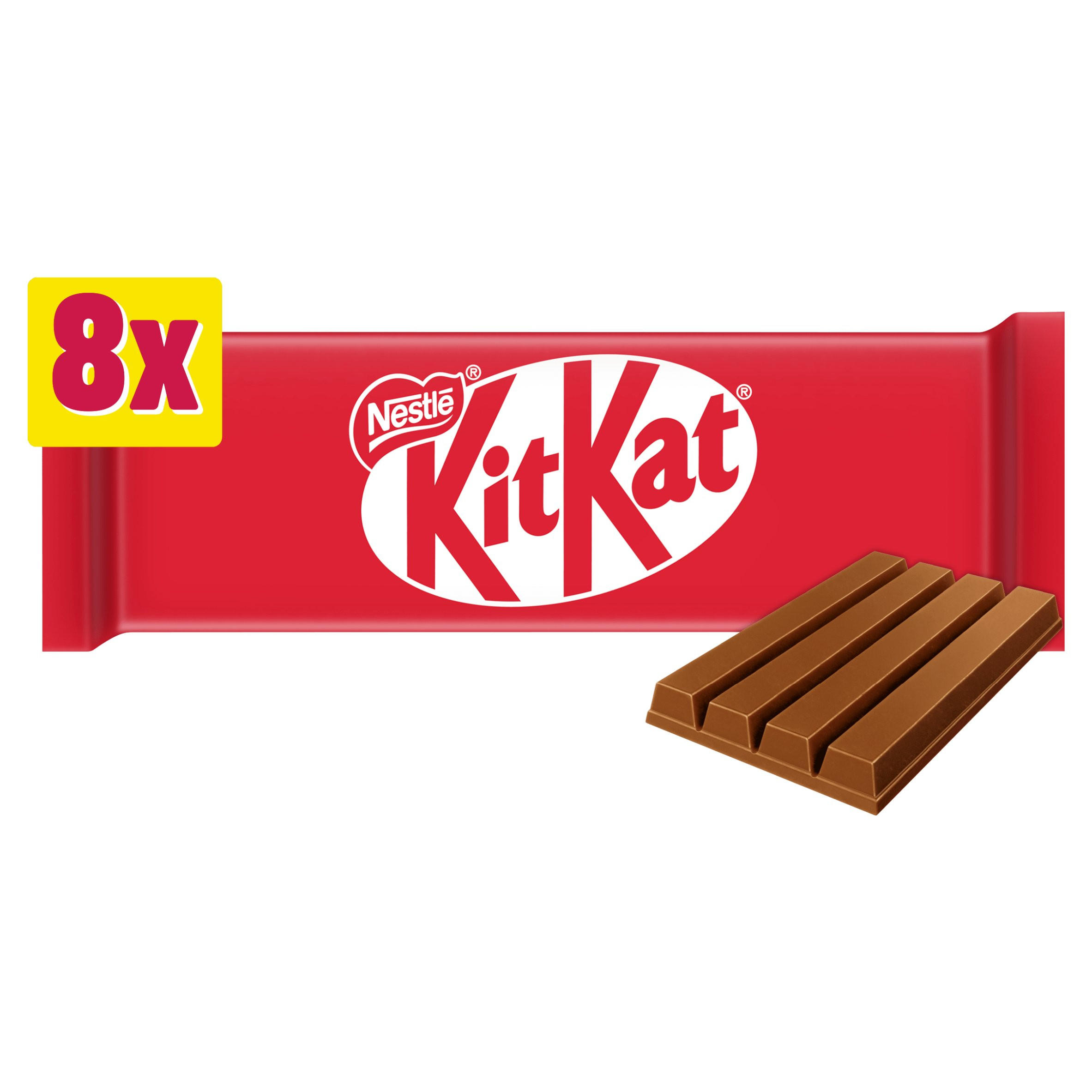 KitKat F1 4 Finger Milk Chocolate Biscuit Bar 8 Pack Multipack 332g