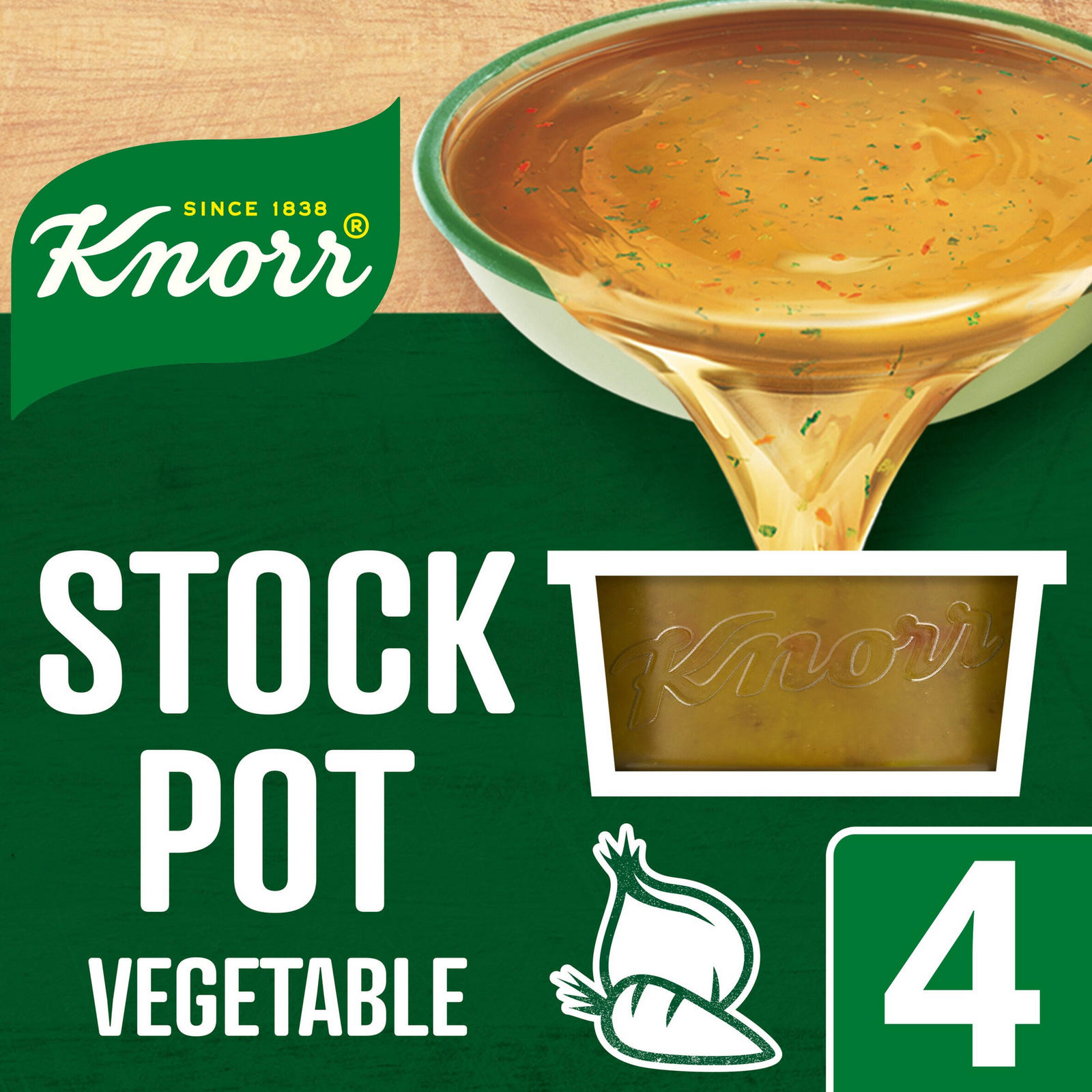 knorr stock pot vegetable 4 x 28 g