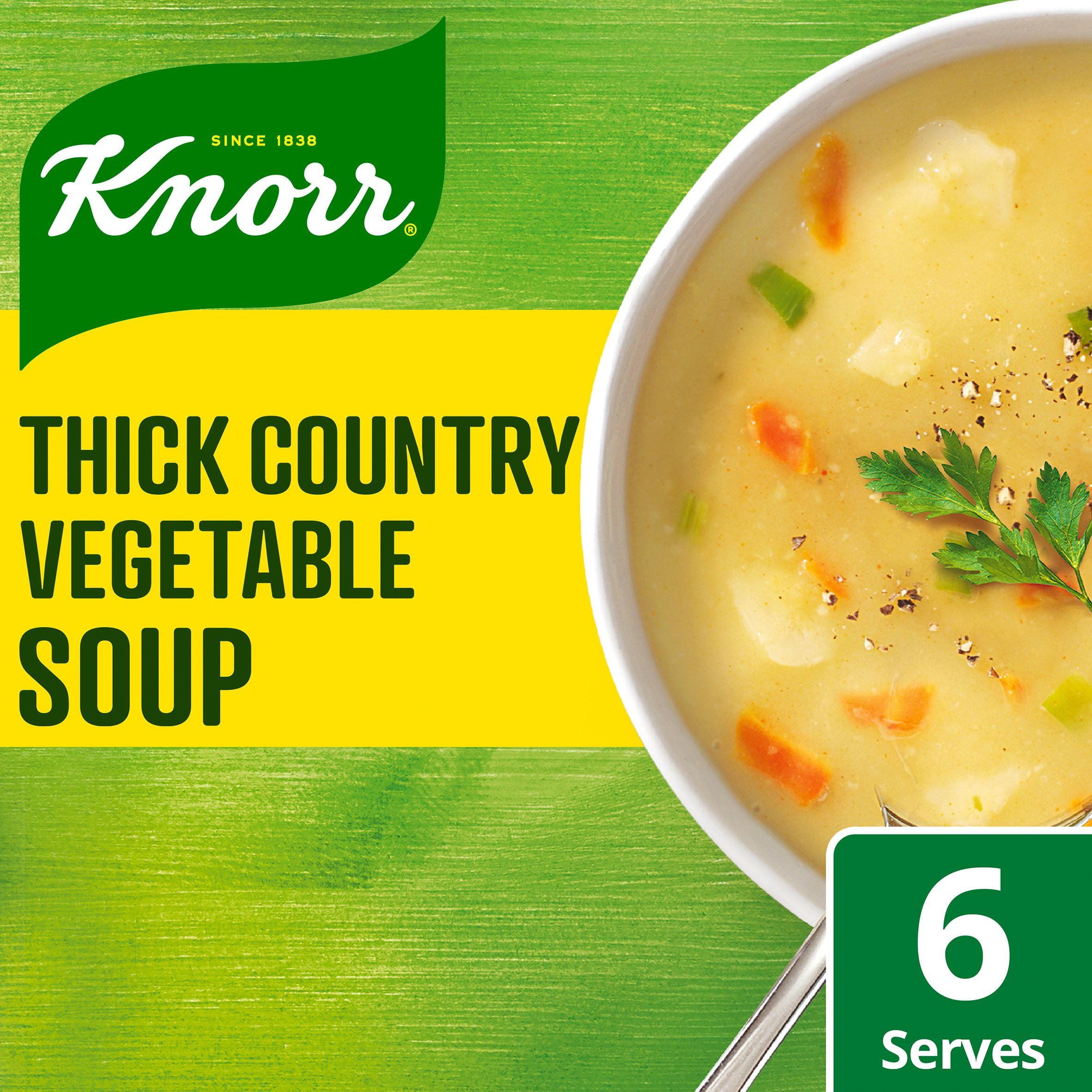 Knorr Thick Country Vegetable Soup Family Pack 2.5 Pints/115g Tinned