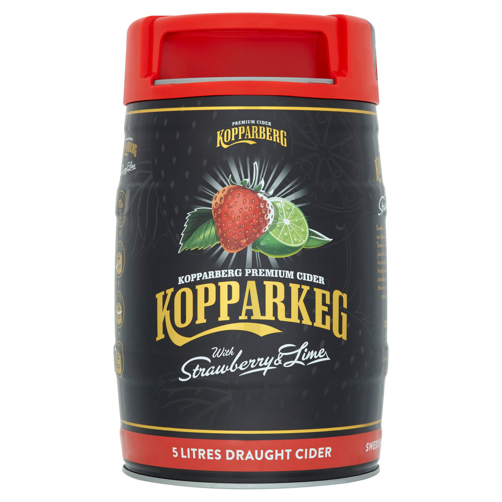 Kopparberg Premium Cider with Strawberry & Lime 5L | Beer Kegs ...