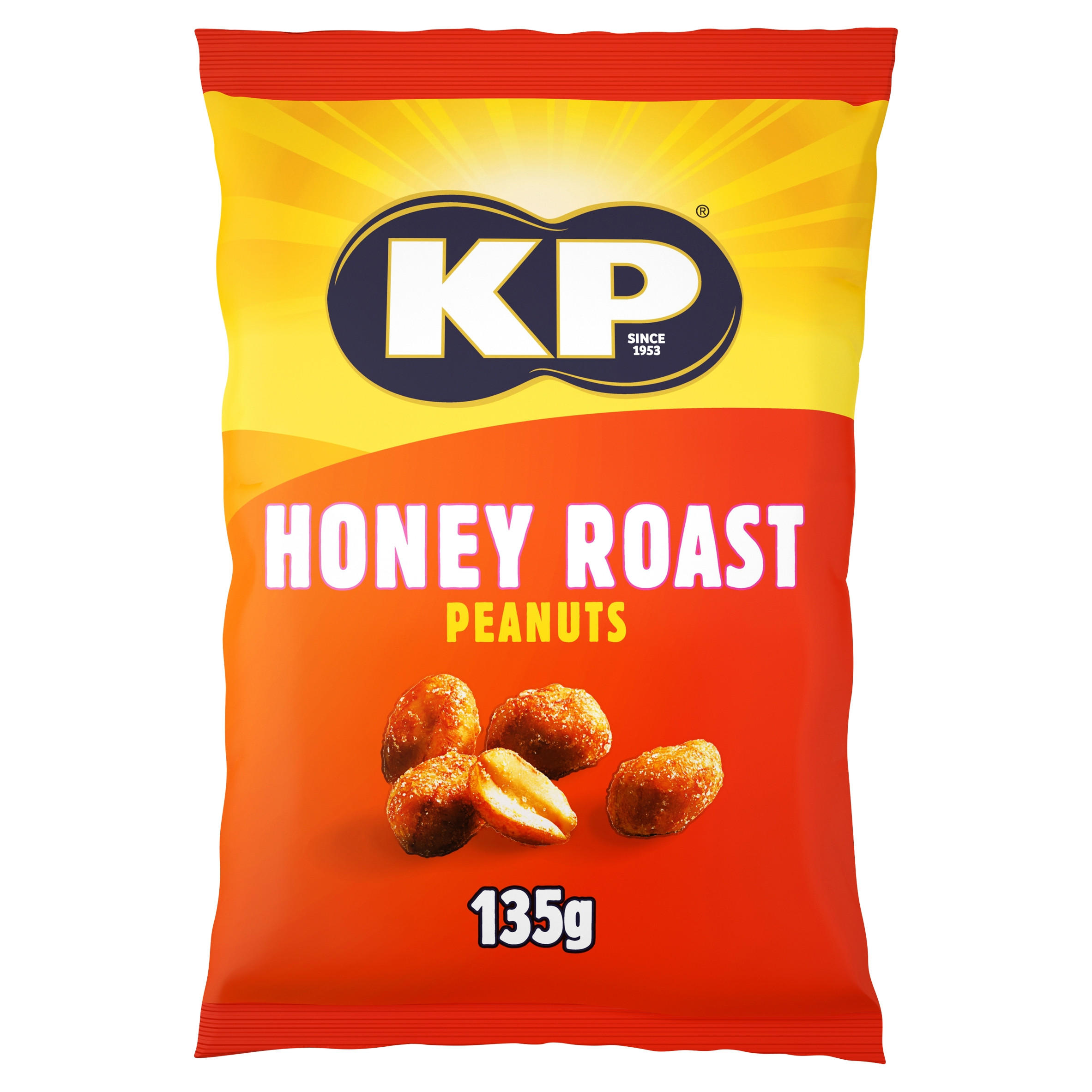 KP Honey Roast Peanuts 135g, folic acid free
