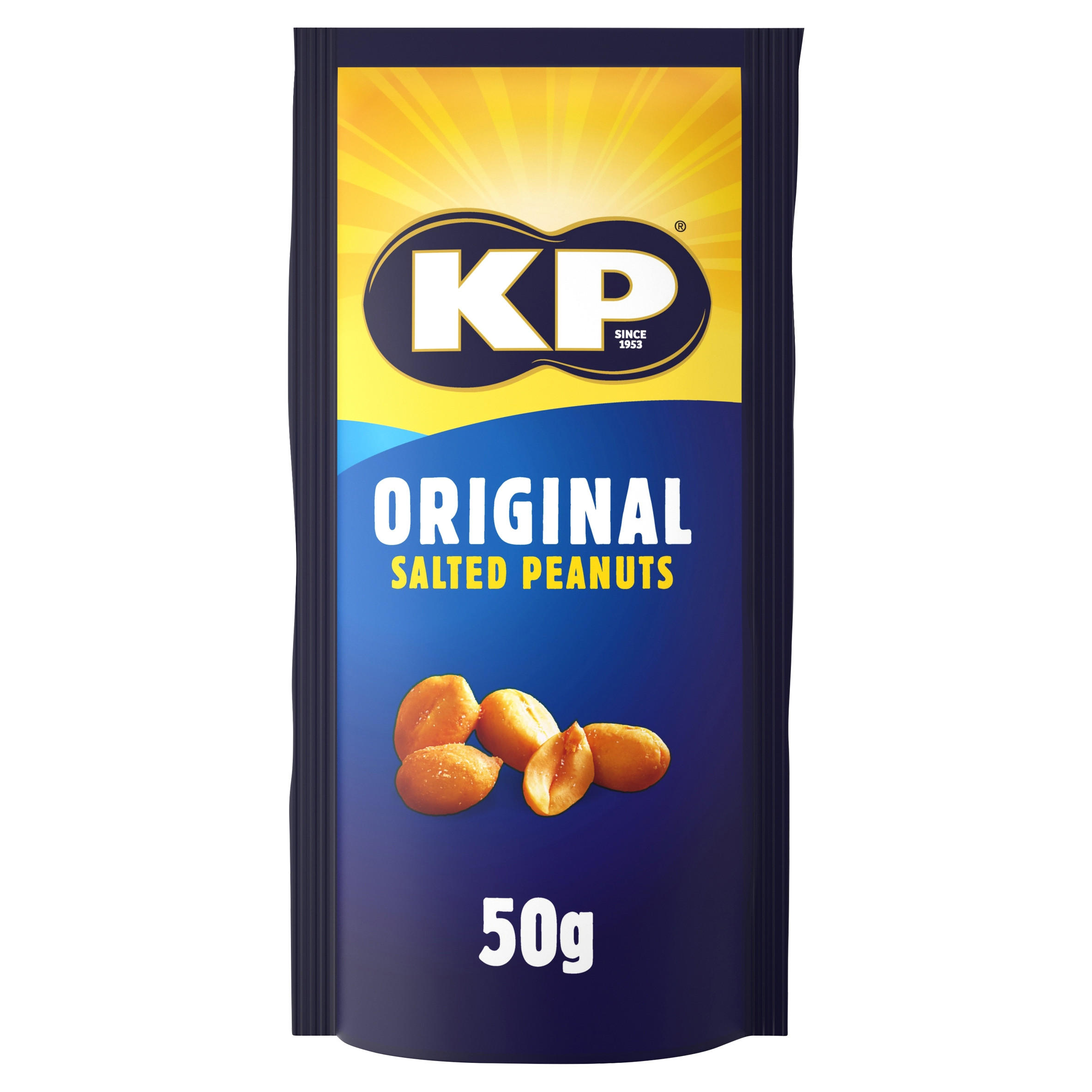 KP Original Salted Peanuts 50g Dried Fruit, Nuts & Snacks Iceland Foods
