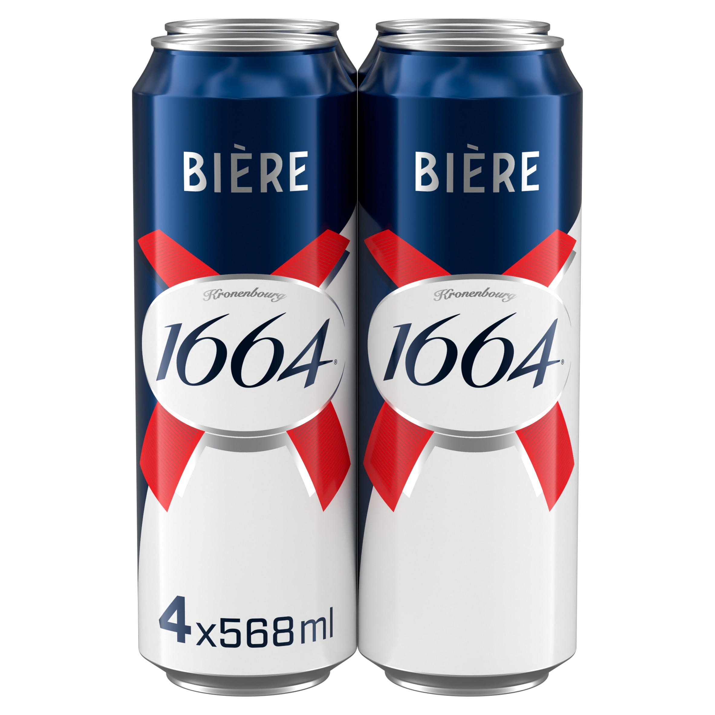 Kronenbourg 1664 Blanc Premium Lager Beer Bottles