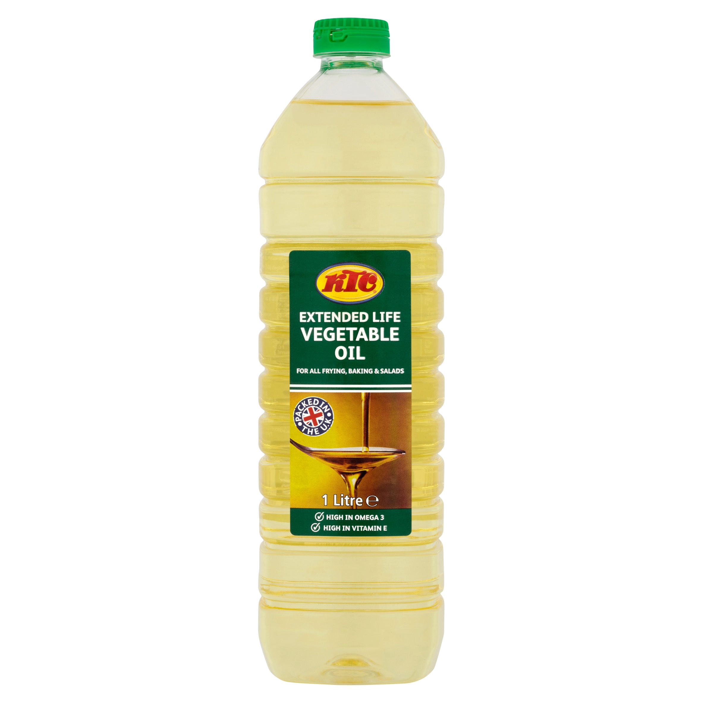 KTC Extended Life Vegetable Oil 1 Litre Oils & Dressings Iceland Foods